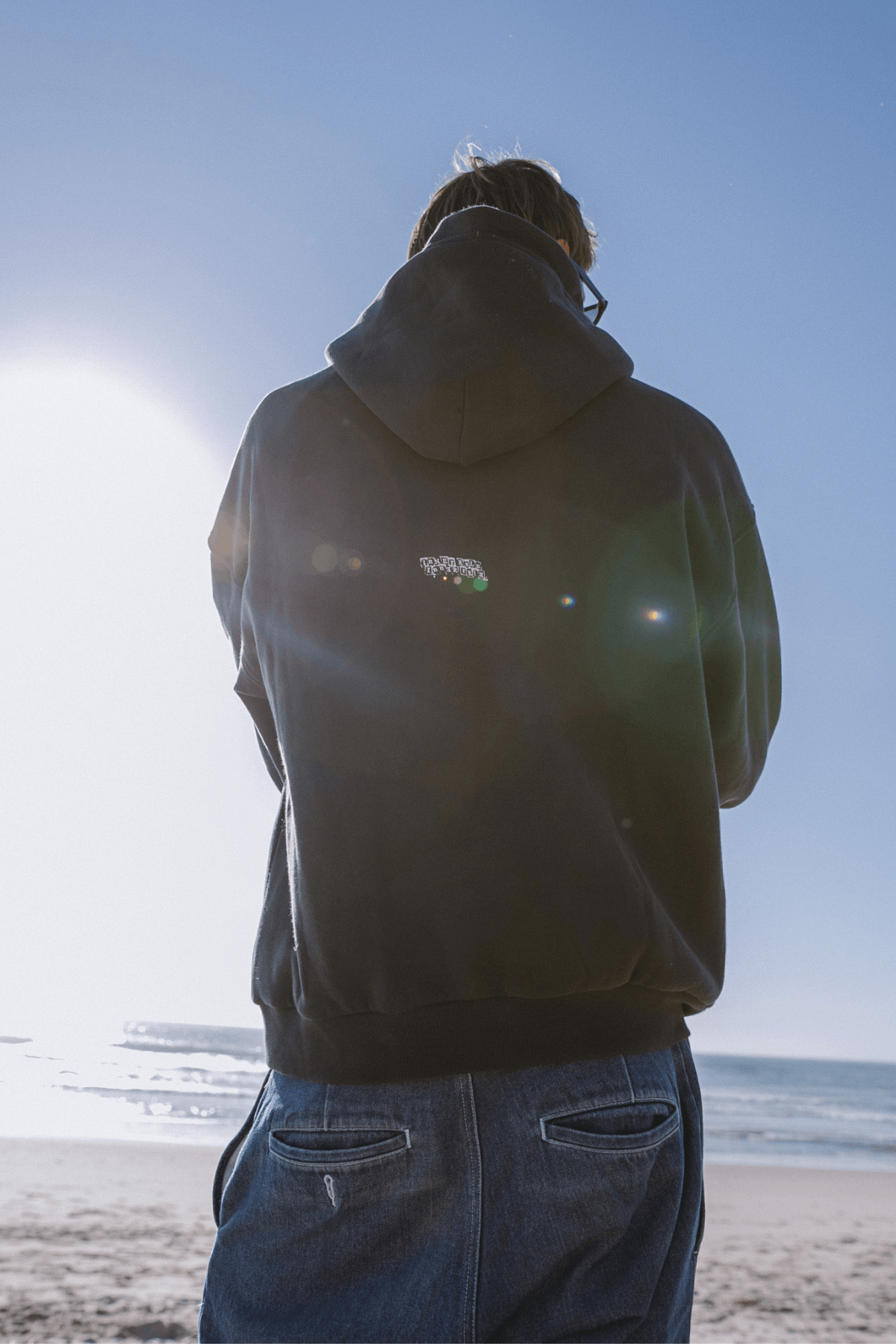Inner Relm Bad Signal Hoodie Faded Black in Faded Black – Apparel, view 9