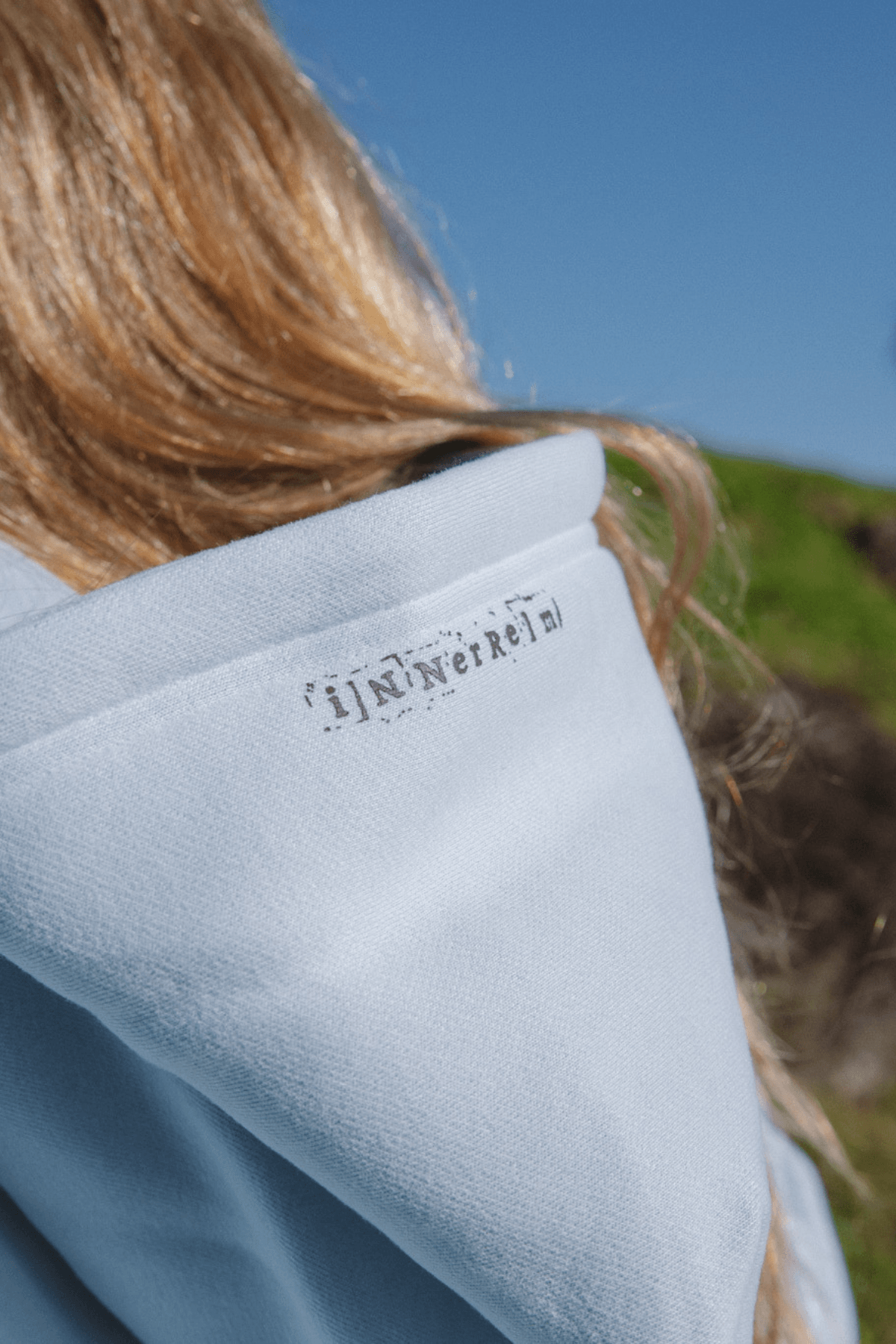 Flip Phone Hoodie | Baby Blue