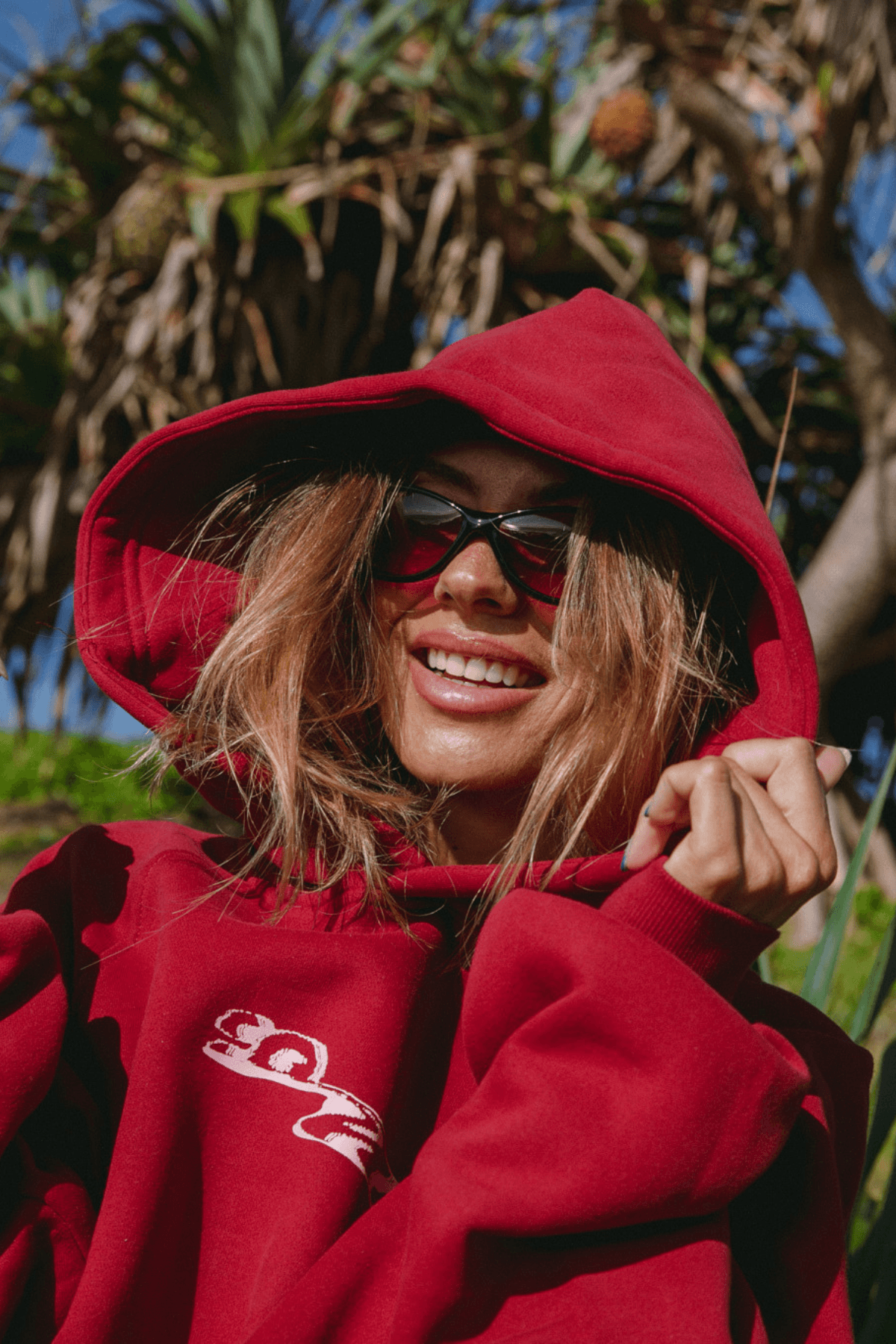 River Rider Hoodie | Wine Red