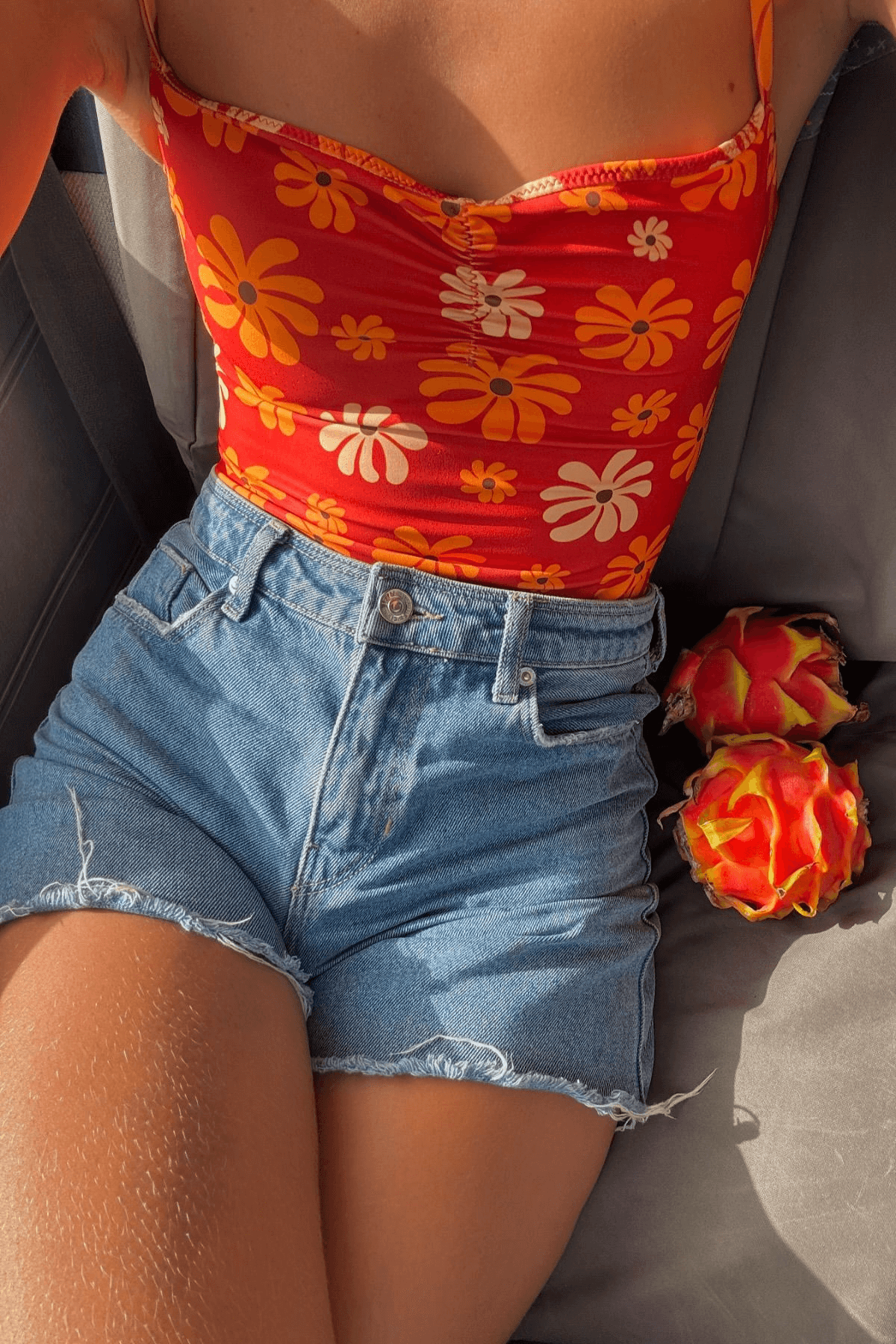 Kindness One Piece | Red Flower