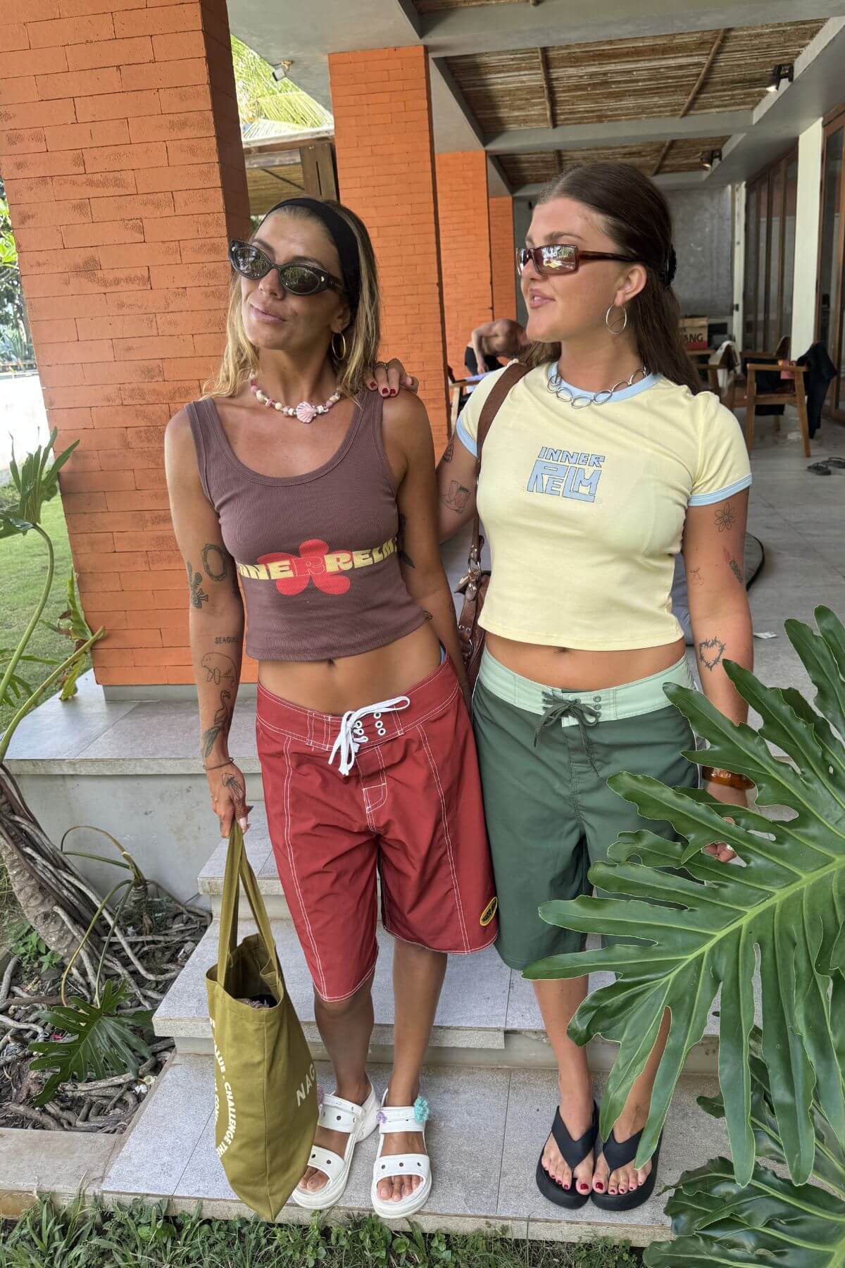 Tetris Baby Ringer Tee | Yellow