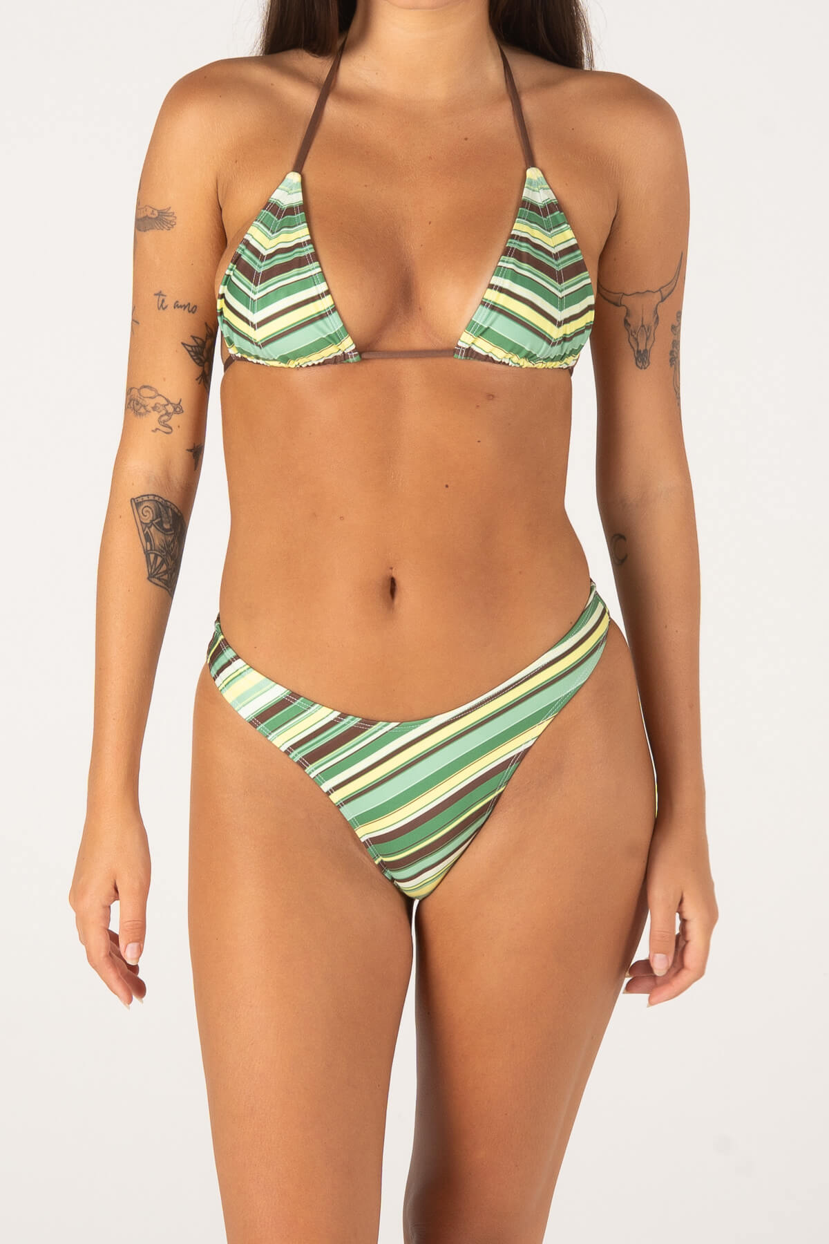ALLDAY BOTTOMS | GREEN STRIPE