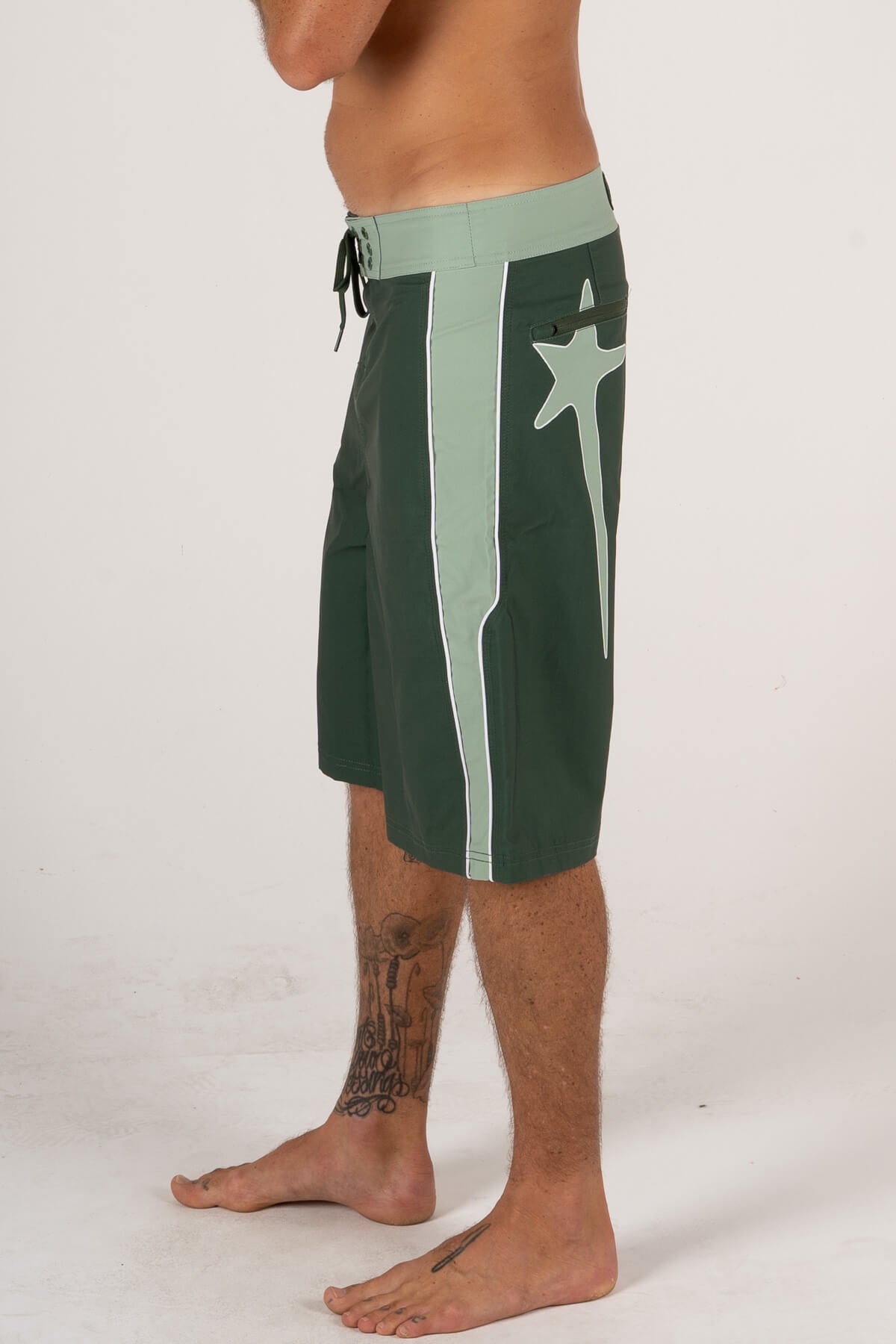 Inner Relm StarMelt Trunks Green in Green – Boardshorts, view 6