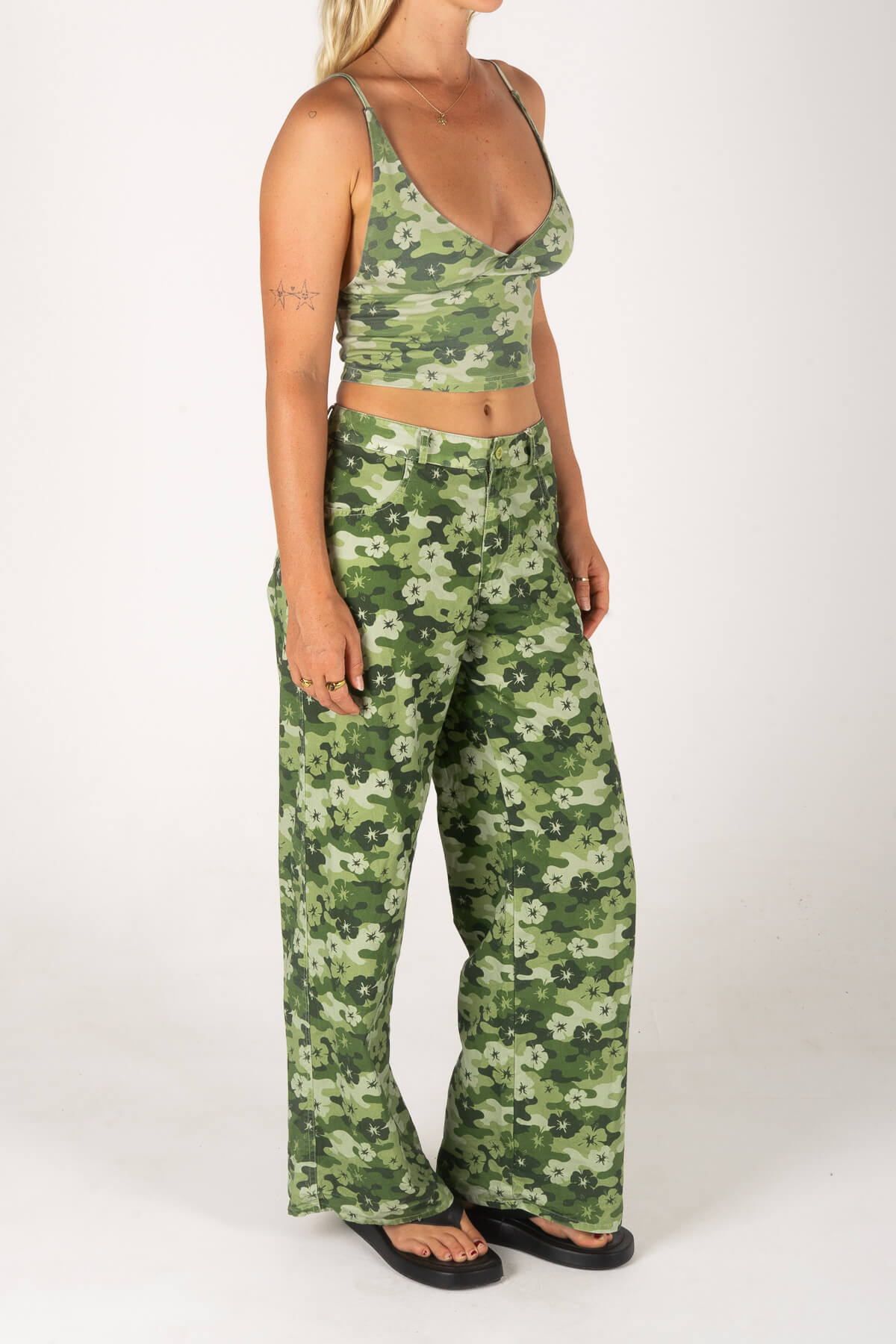 Sargent Pants | Camo Green