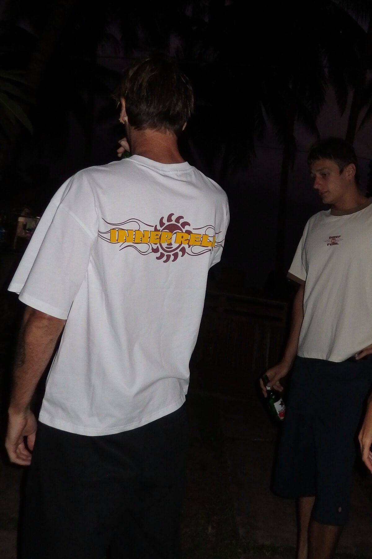 Flaming Greatness Tee | White