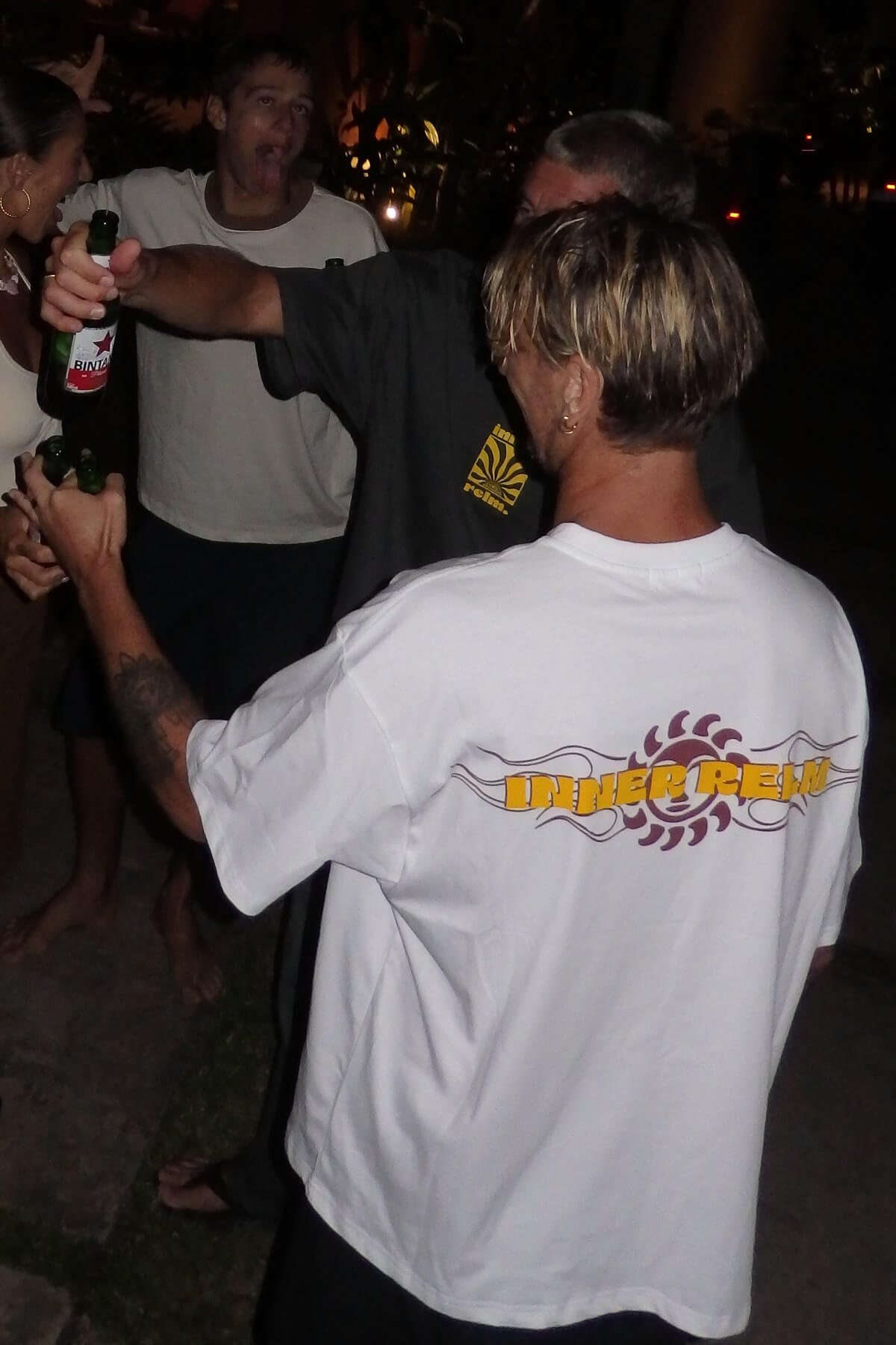 Flaming Greatness Tee | White