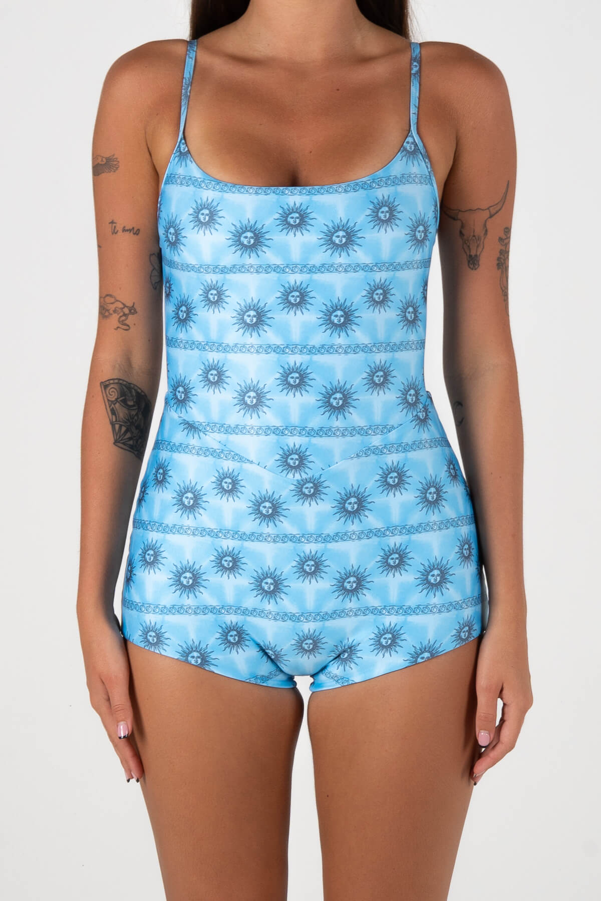Inner Relm Holiday Surf Suit Sunny Blue – Women's Surf Suit