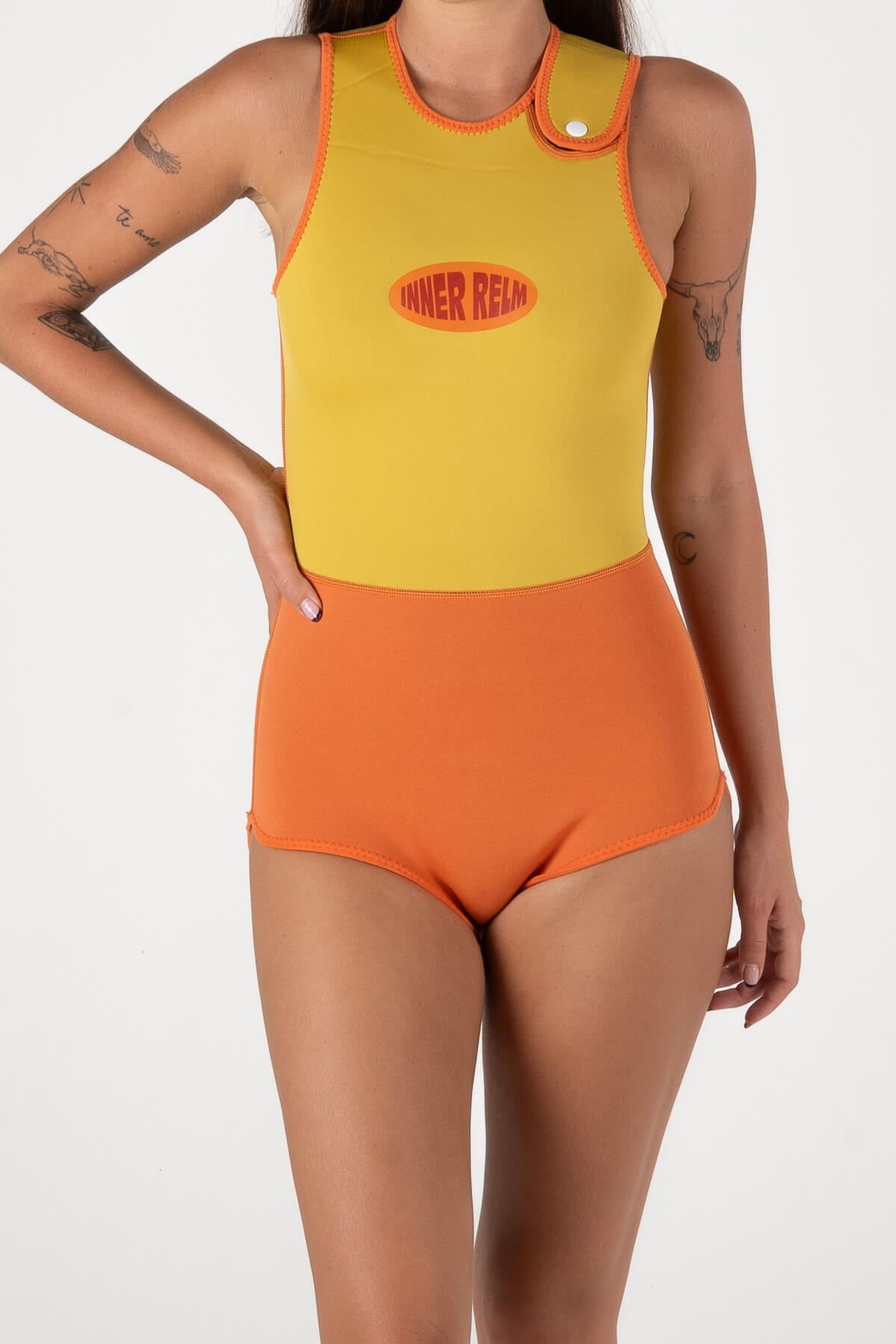 Playday 2in1 Reversible Wetsuit | Yellow / Orange