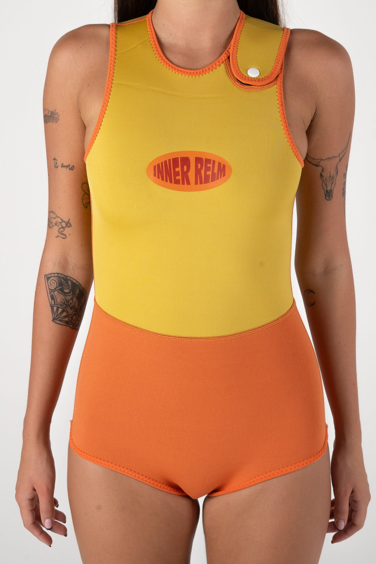 Playday 2in1 Reversible Wetsuit | Yellow / Orange