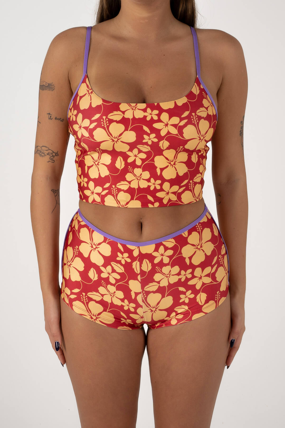 Ninety Nine Shorts | Aloha Red