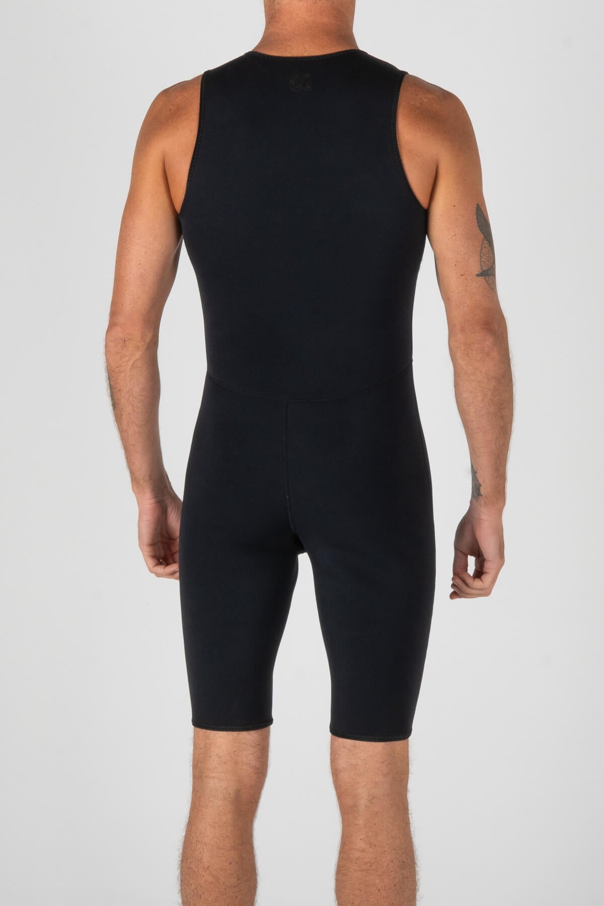 Double Tube 2in1 Short John | Black/Red