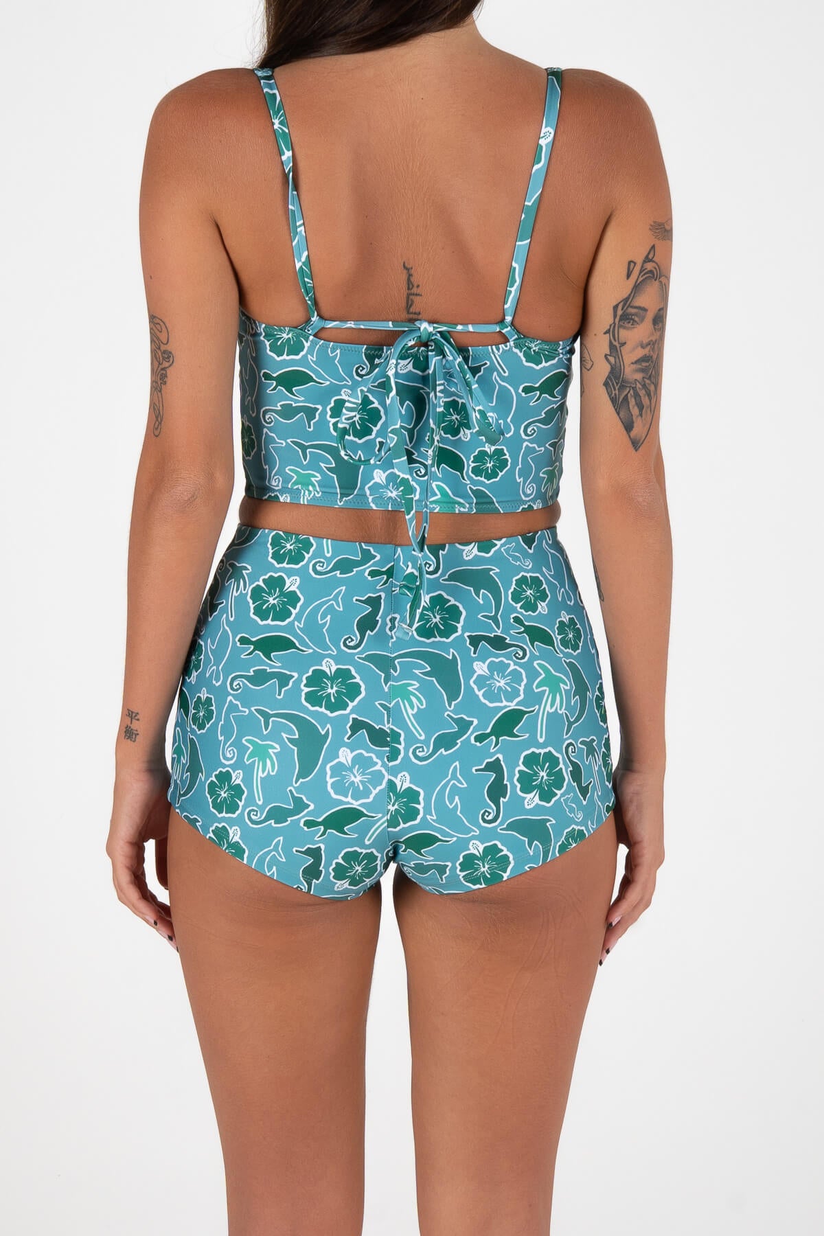 SmileTown Shorts | Dolphin Green