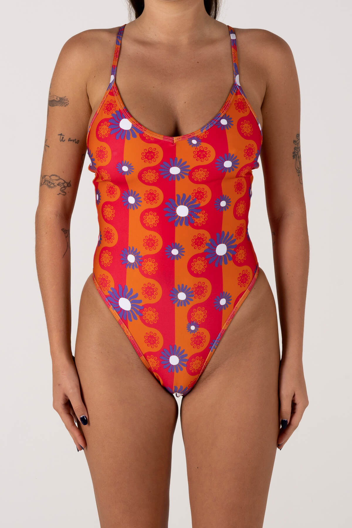Poolside One Piece | Red Wave