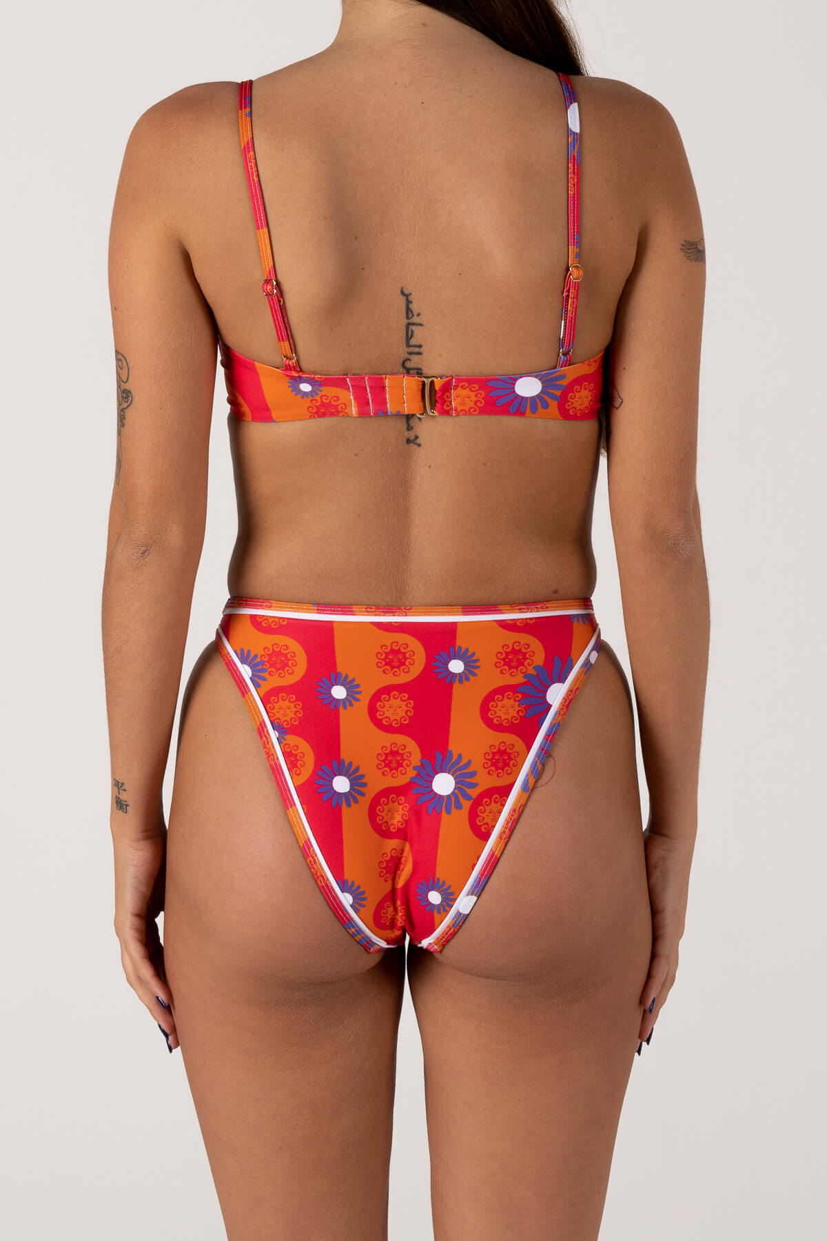 IslandTime Bra Cup Top | Red Wave