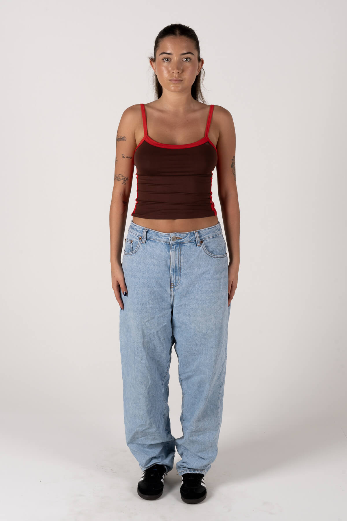 Too Cute Singlet | Choc