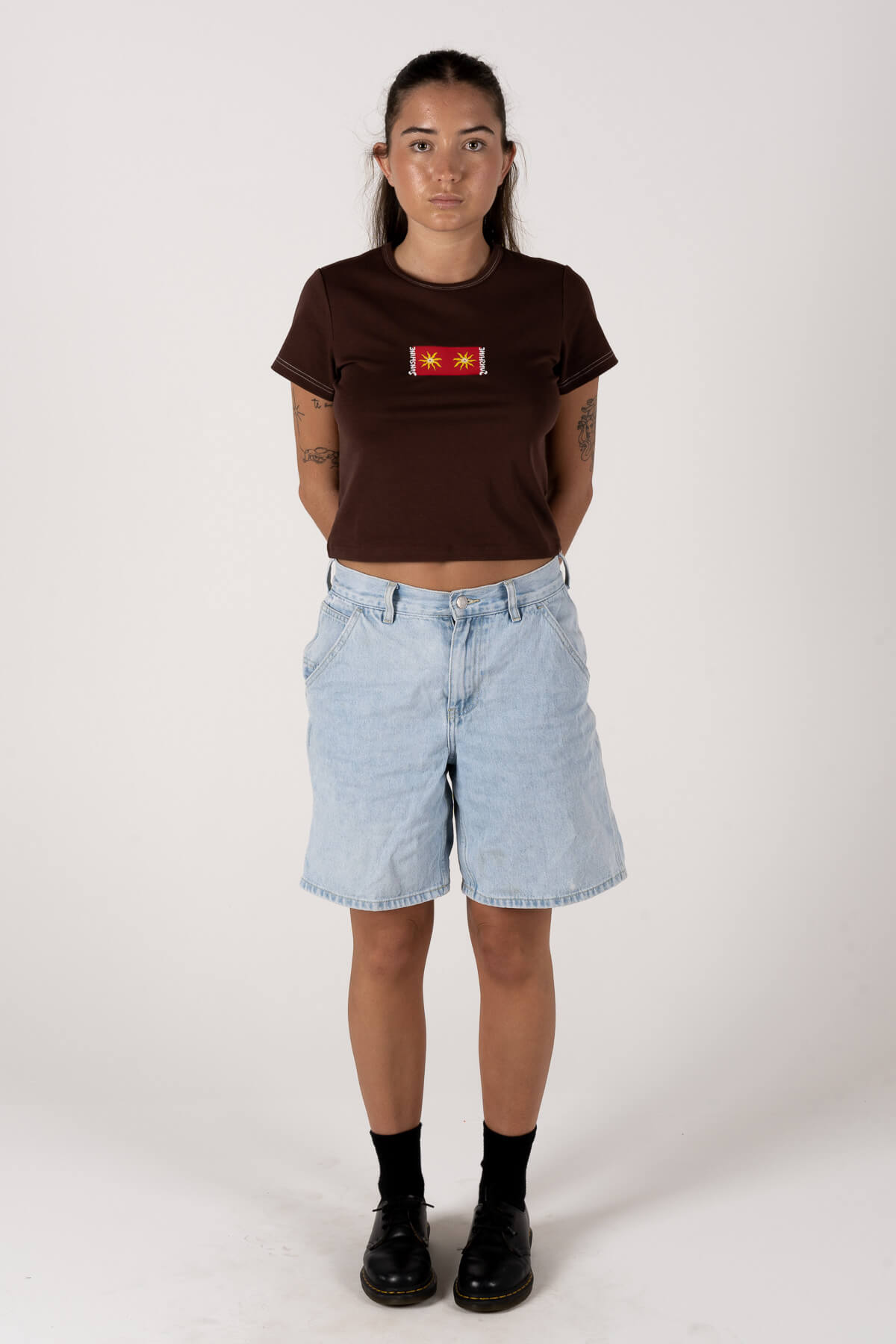 Sunshine Baby Tee | Choc