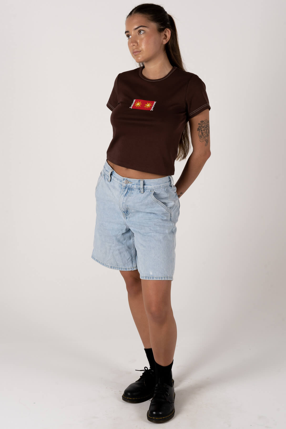 Sunshine Baby Tee | Choc