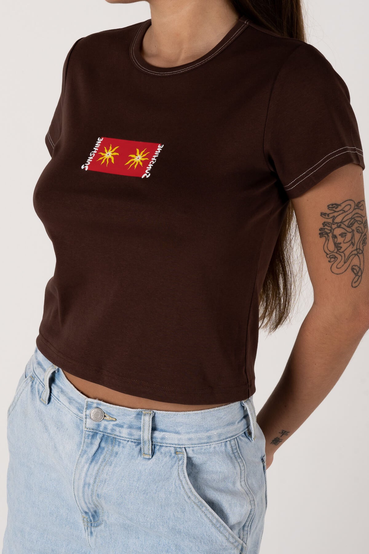 Sunshine Baby Tee | Choc