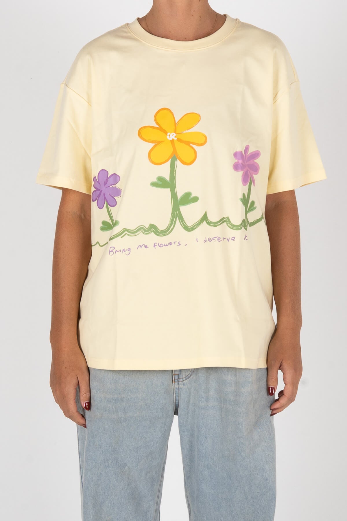 Bring Me Flowers Tee - Cream