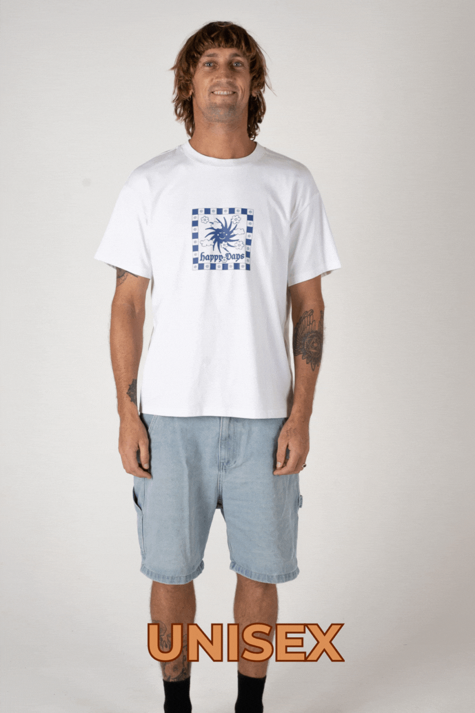 Happy Days Tee - White