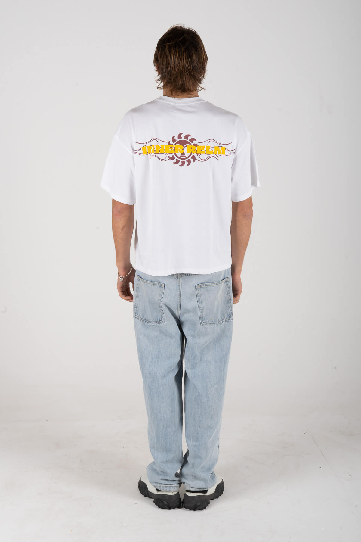 Flaming Greatness Tee | White