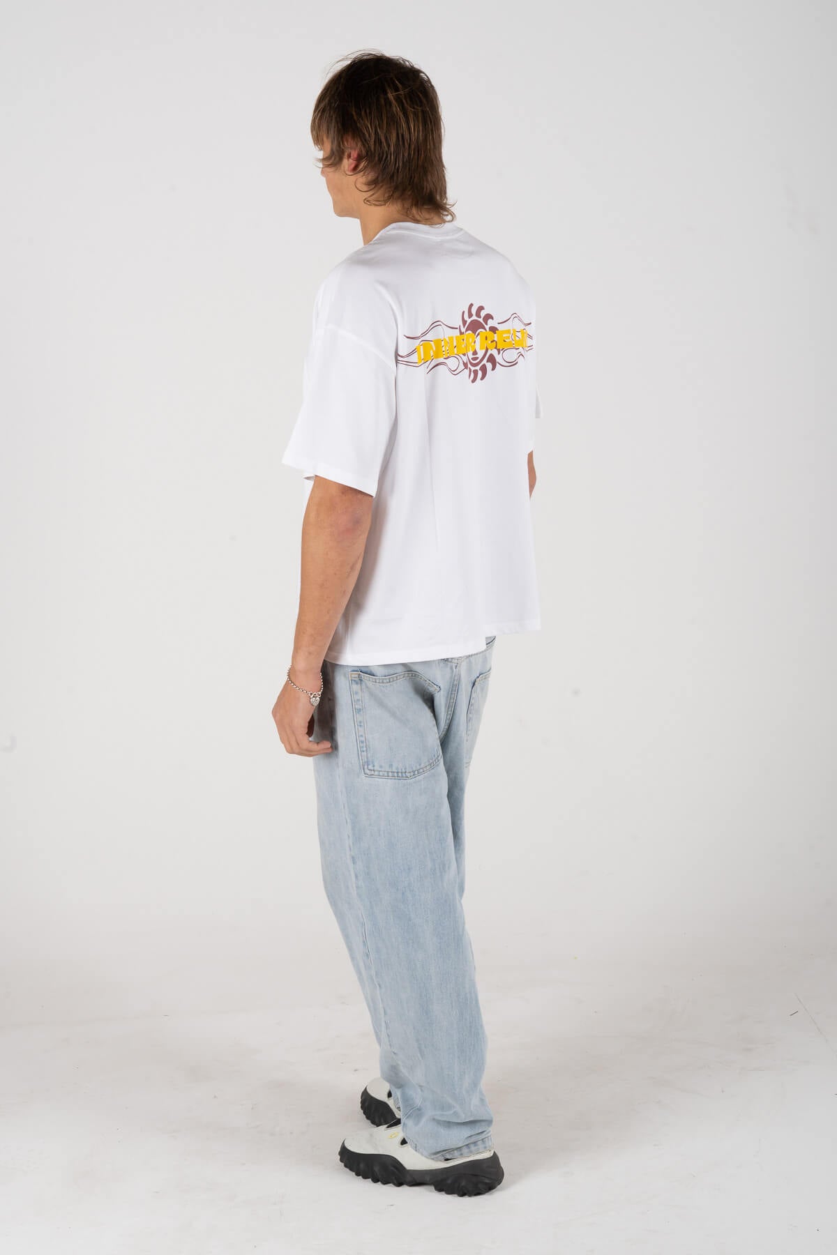 Flaming Greatness Tee | White