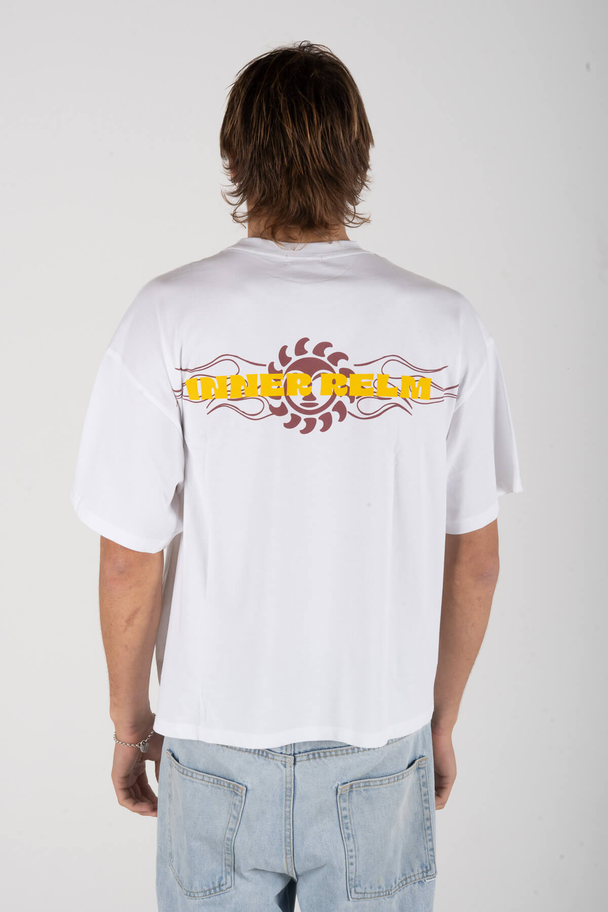 Flaming Greatness Tee | White