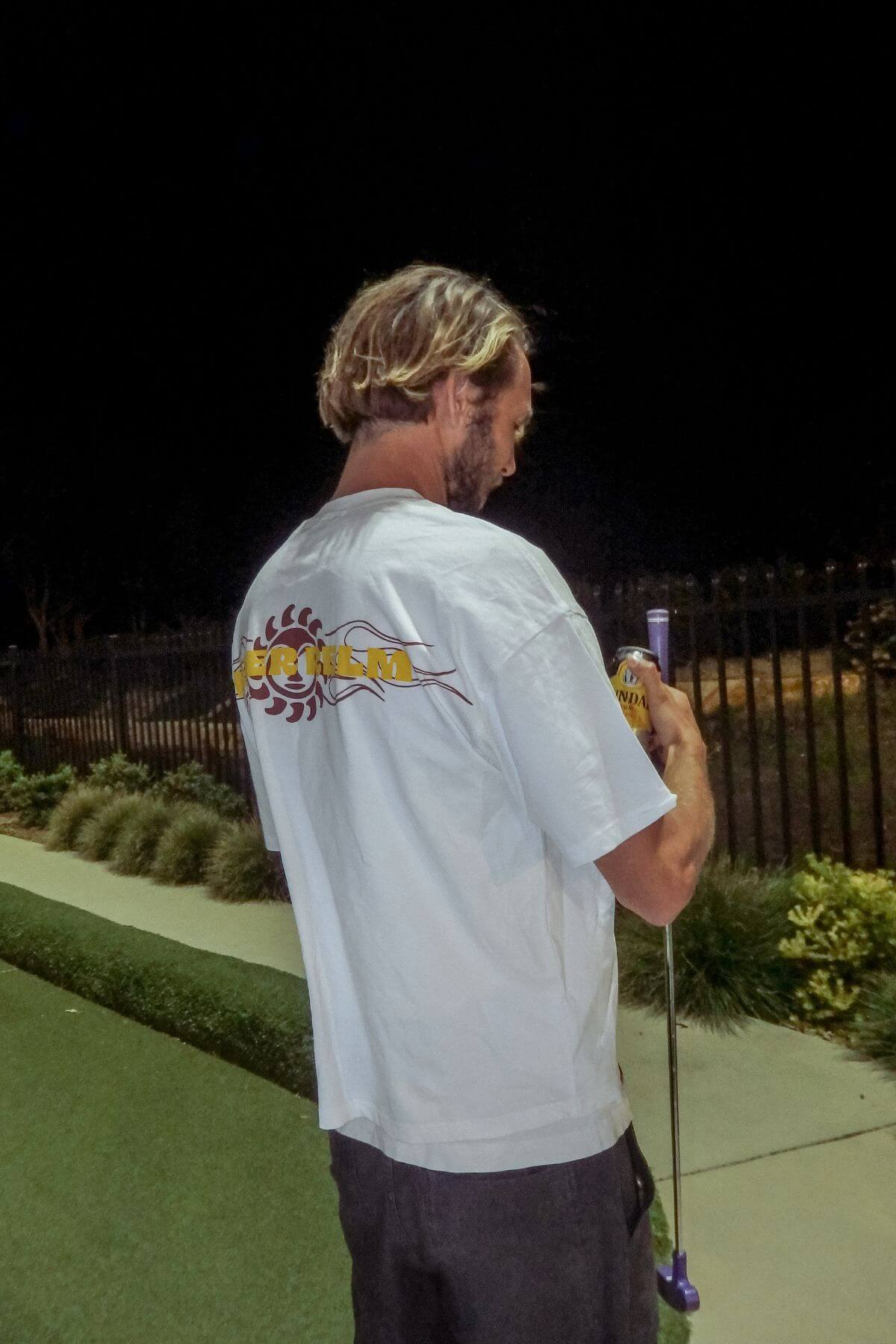 Flaming Greatness Tee | White