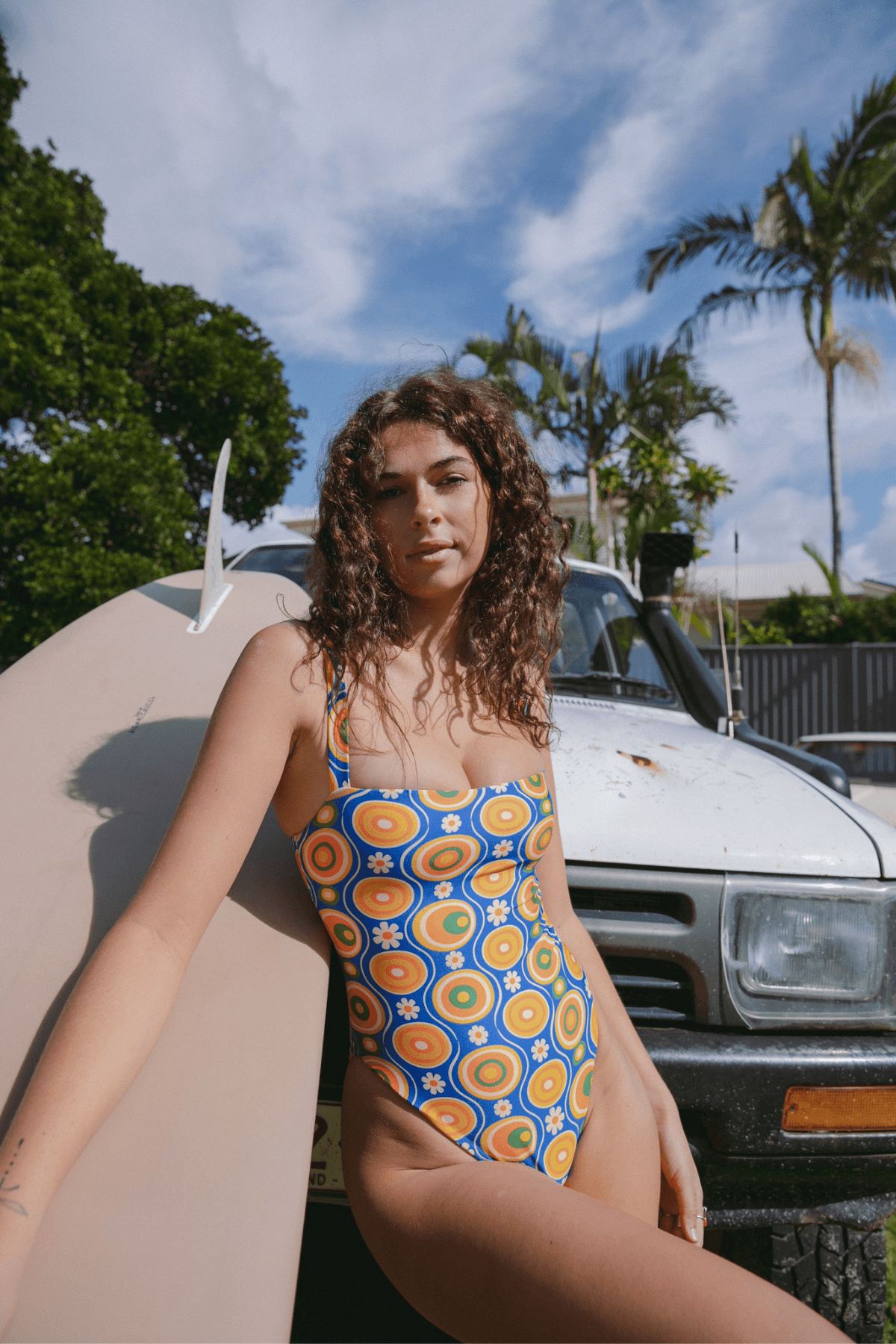 Sundeck One Piece | LavaLamp Blue