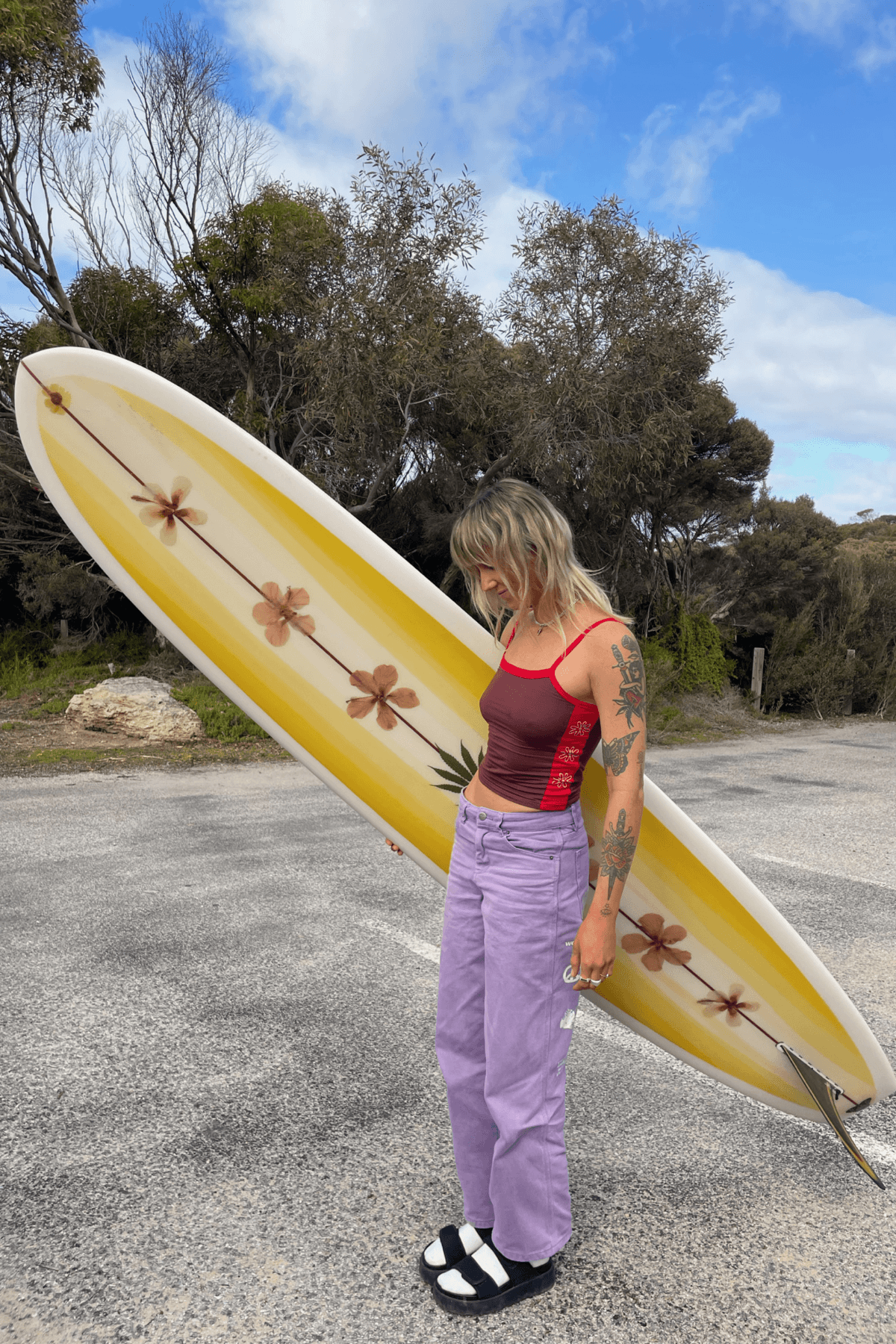 Too Cute Singlet | Choc