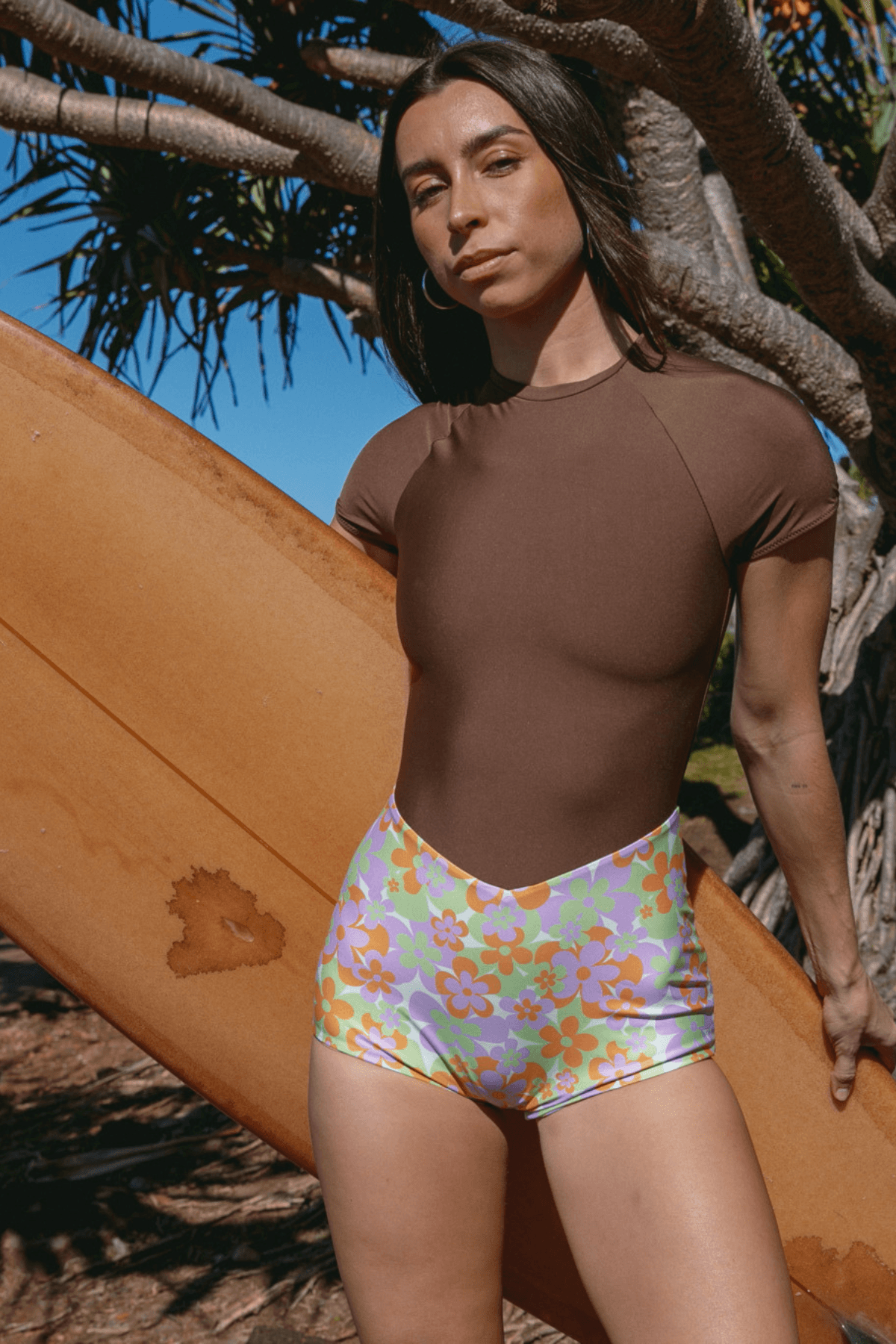 SetWave Surf Suit | Choc Candy