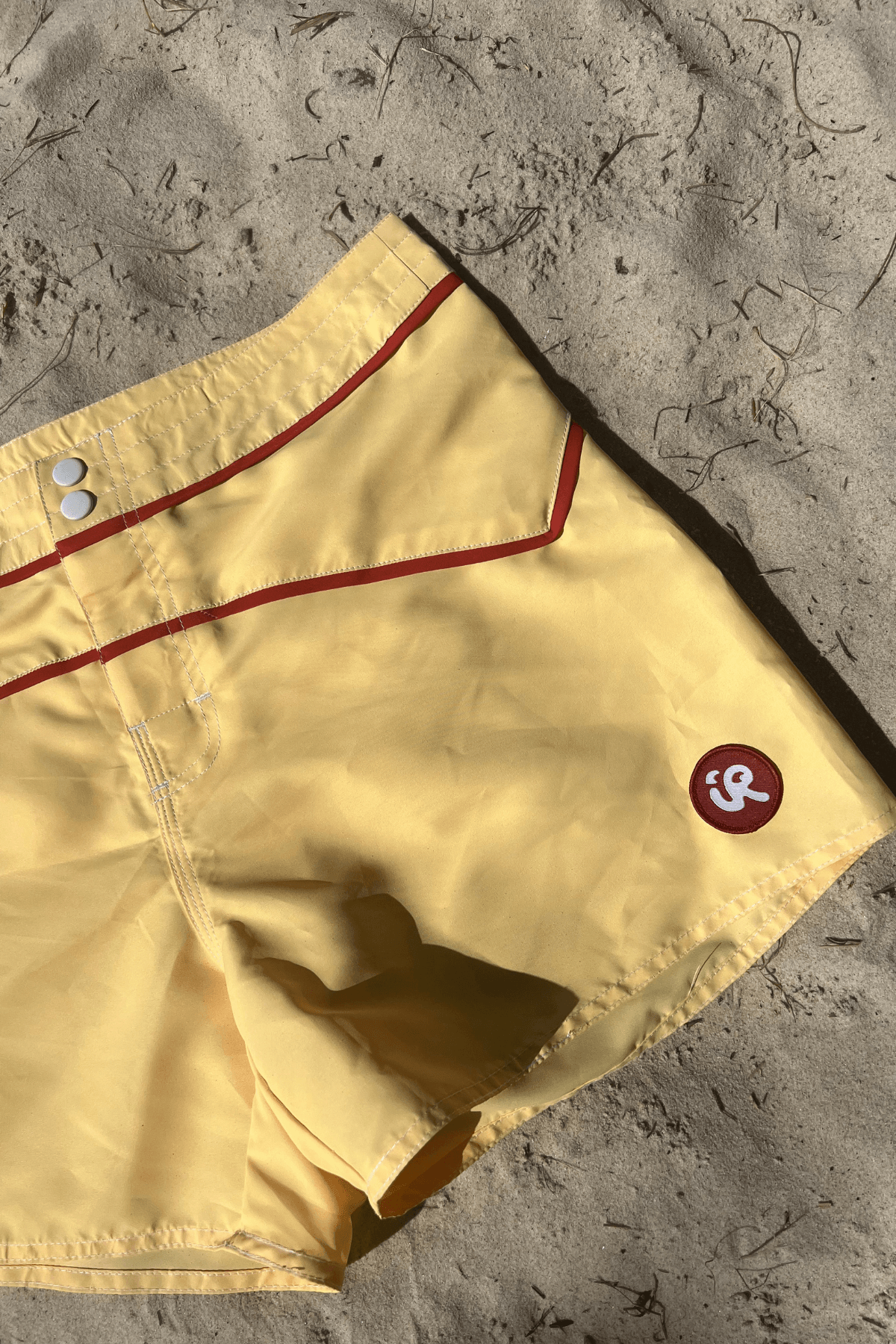Inner Relm Hibiscus Trunks Yellow in Yellow – Boardshorts, view 7