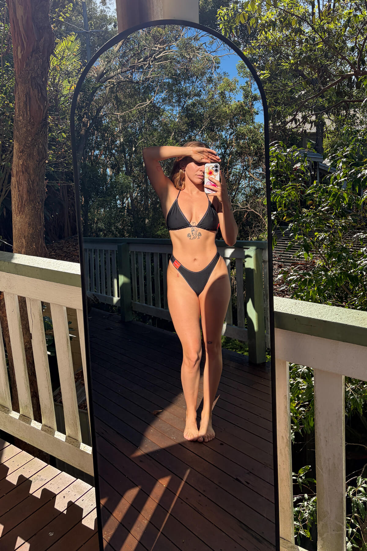 All Day Triangle Top | Black