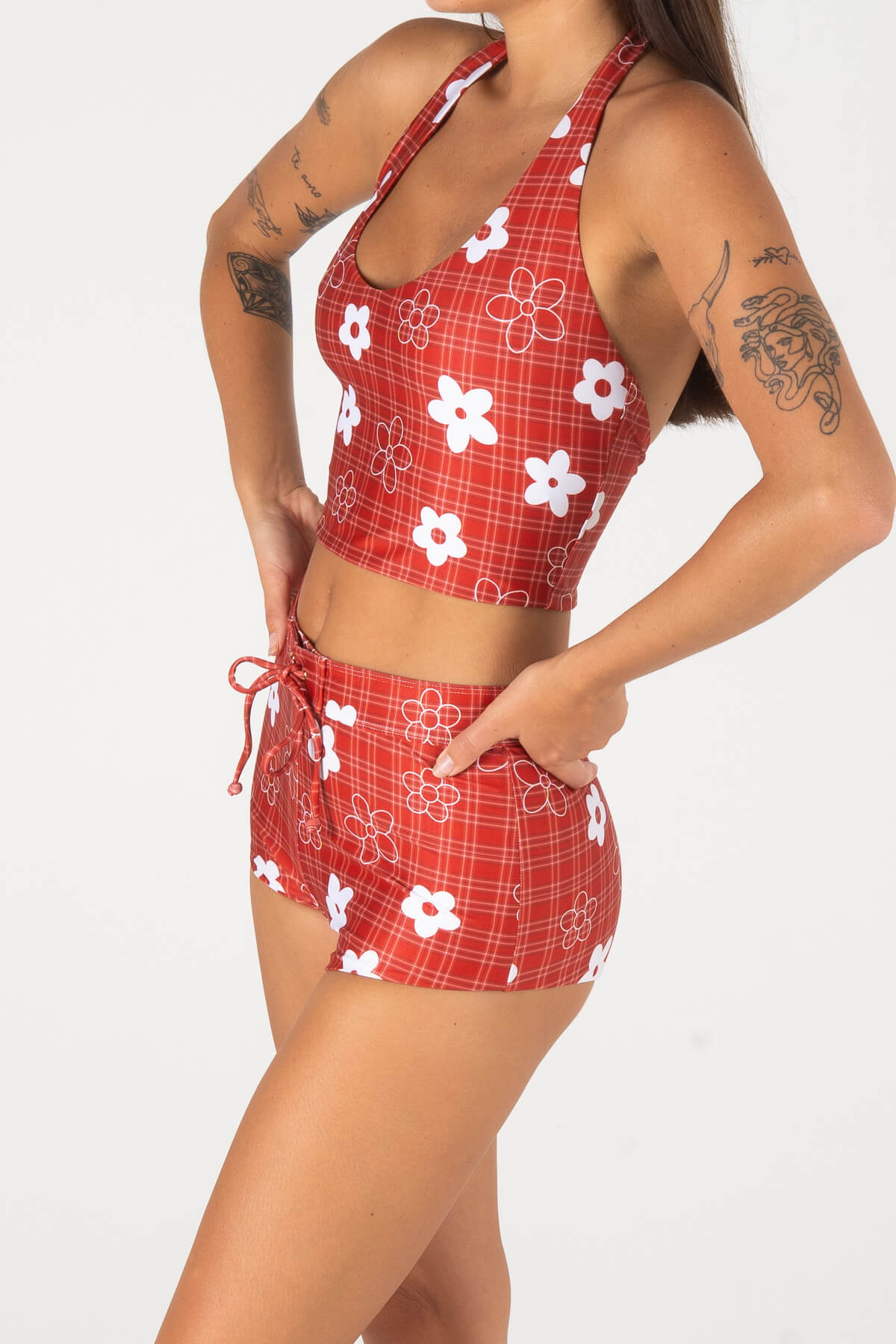 FULLHOUSE TOP | GINGHAM RED