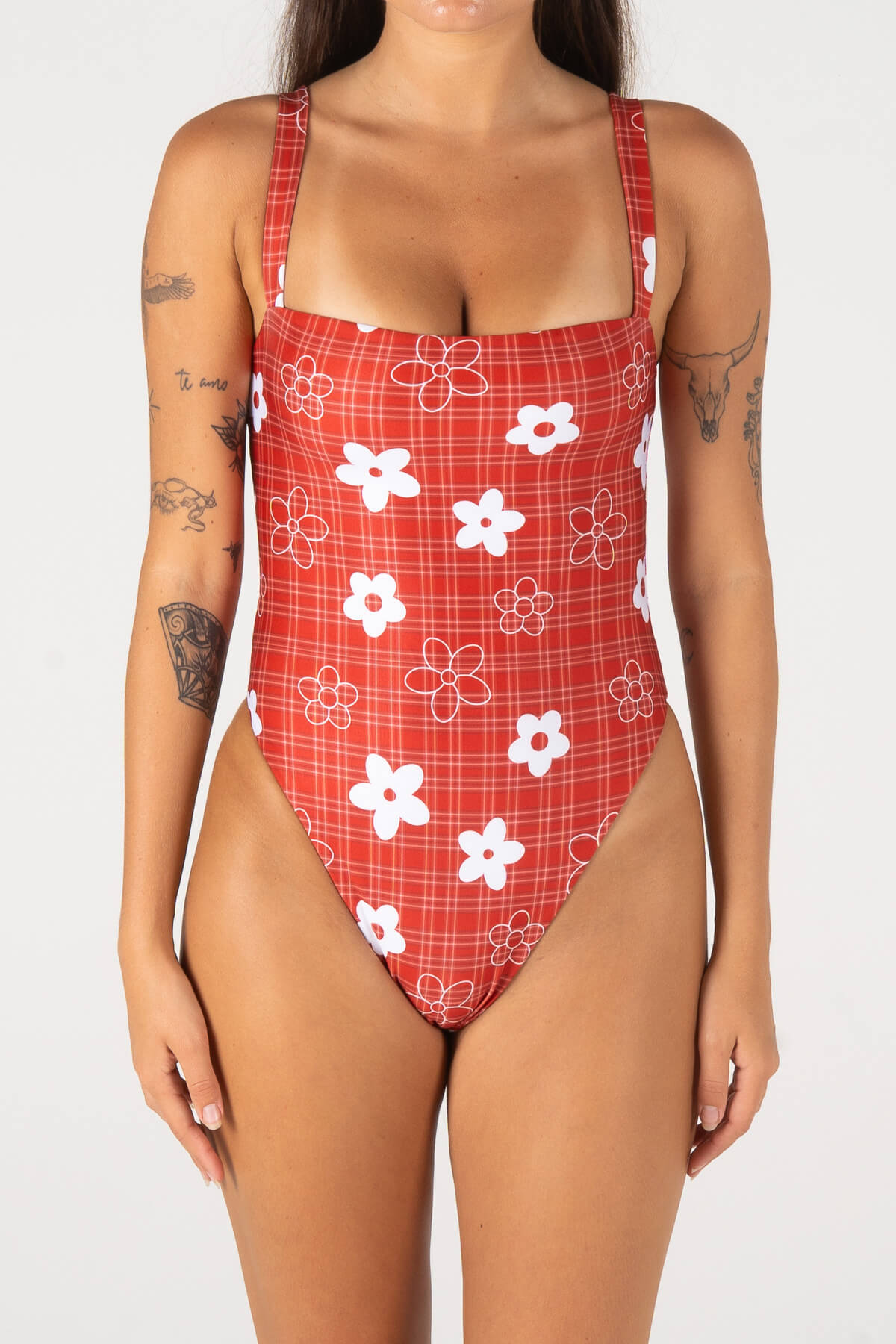 SUNDECK ONE PIECE | GINGHAM RED