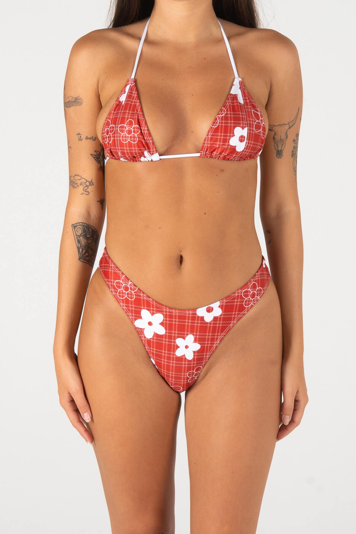 TOOBUSY TOP | GINGHAM RED
