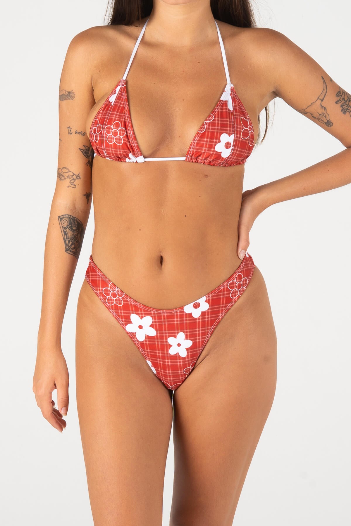 TOOBUSY TOP | GINGHAM RED