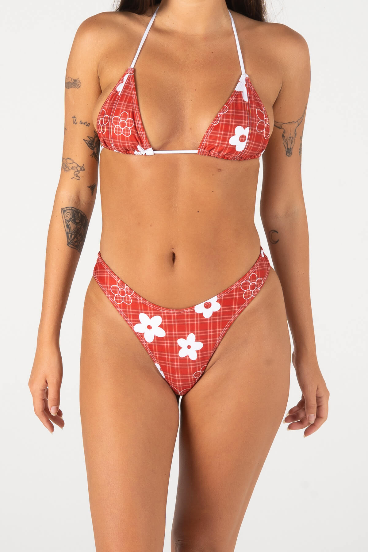 TOOBUSY TOP | GINGHAM RED