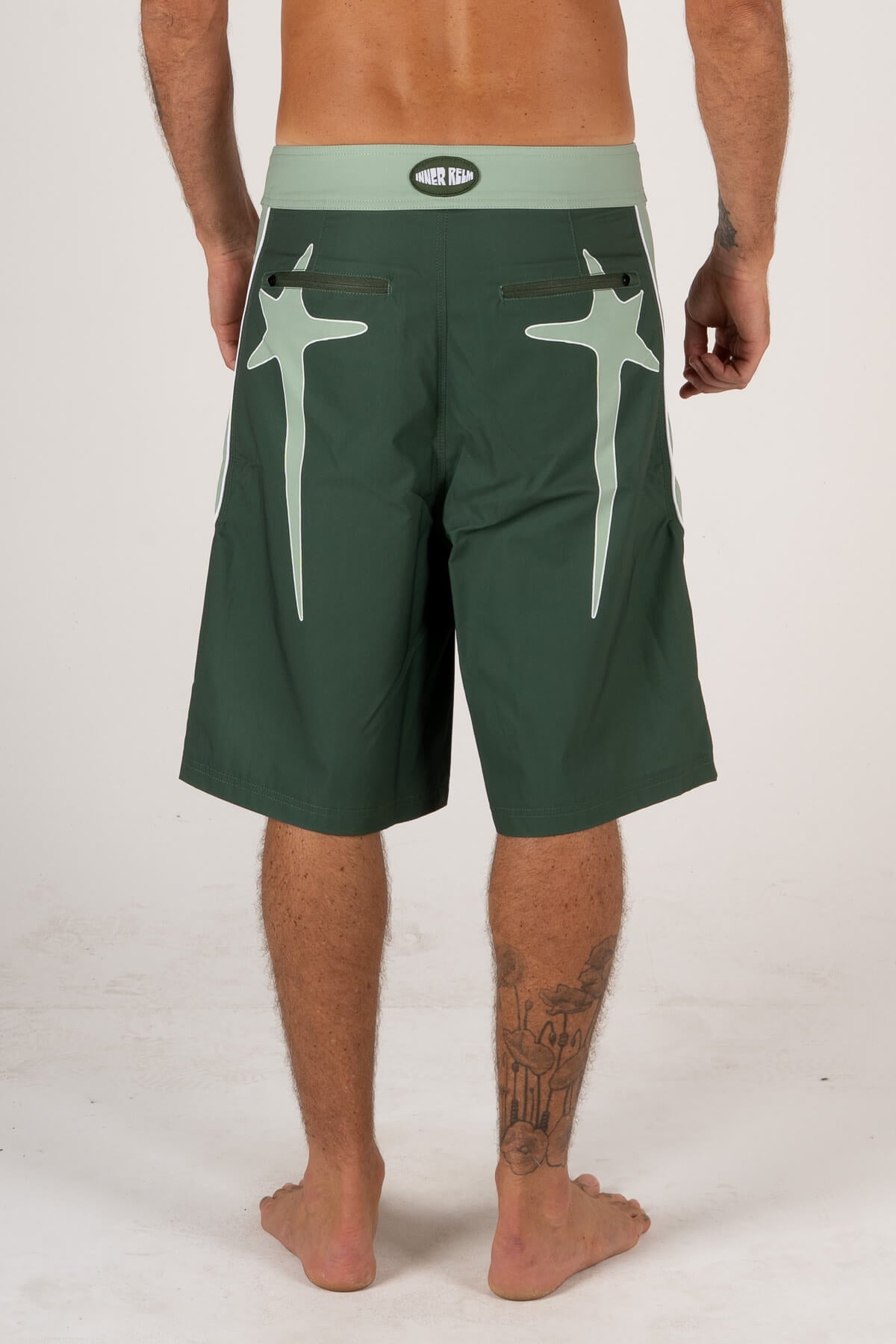 Inner Relm StarMelt Trunks Green in Green – Boardshorts, view 7