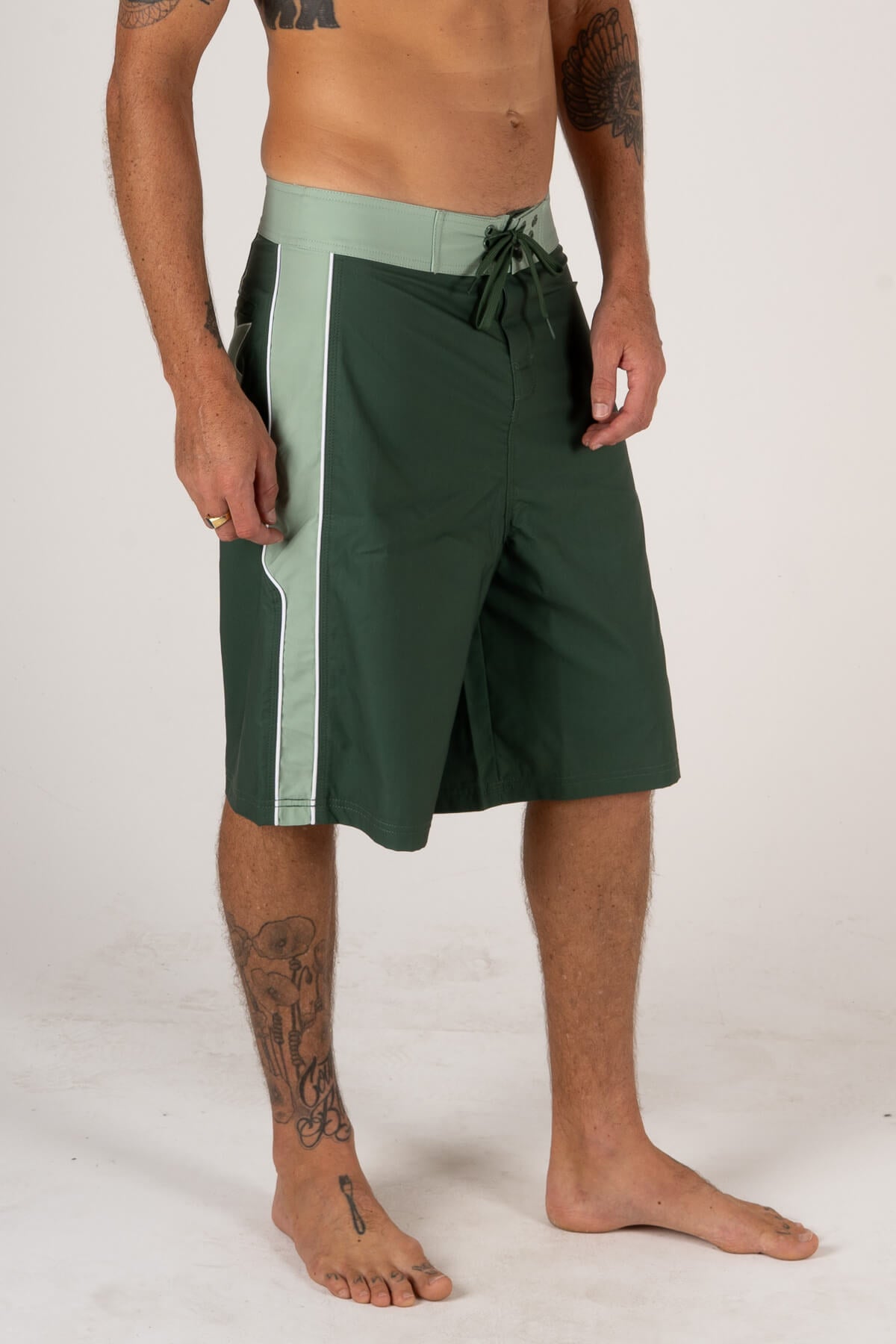 Inner Relm StarMelt Trunks Green in Green – Boardshorts, view 10