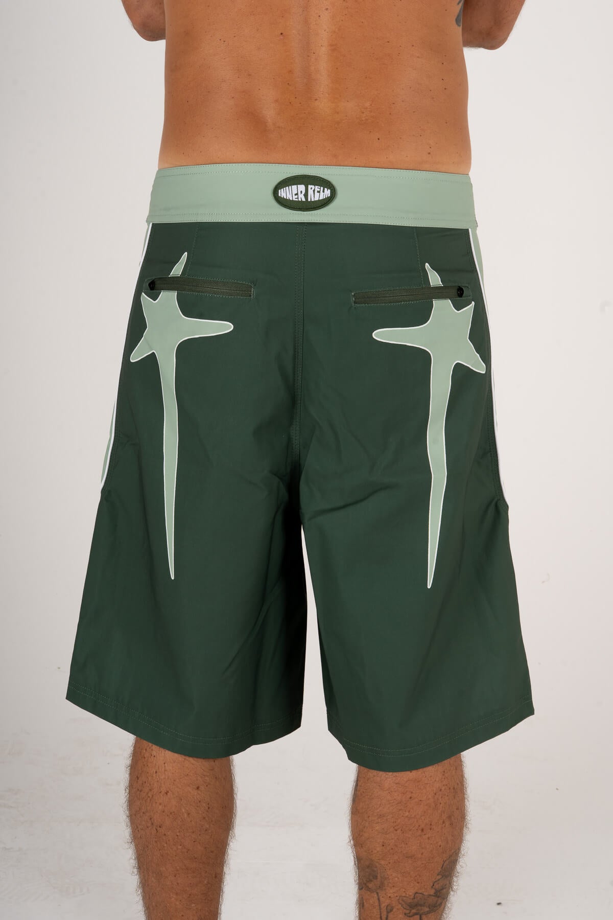Inner Relm StarMelt Trunks Green in Green – Boardshorts, view 11