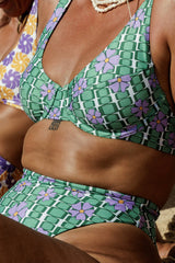 Chi Chi Bikini Bottoms | Flower Tetris