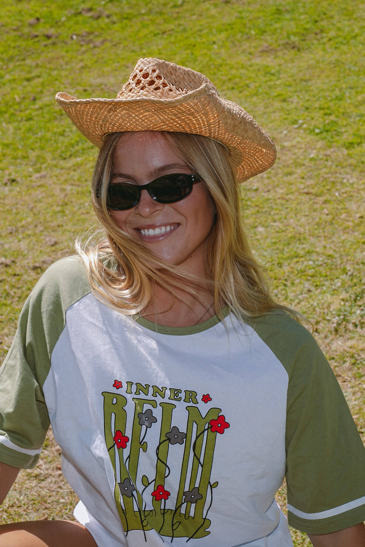 ChillZone Raglan Tee - White/green