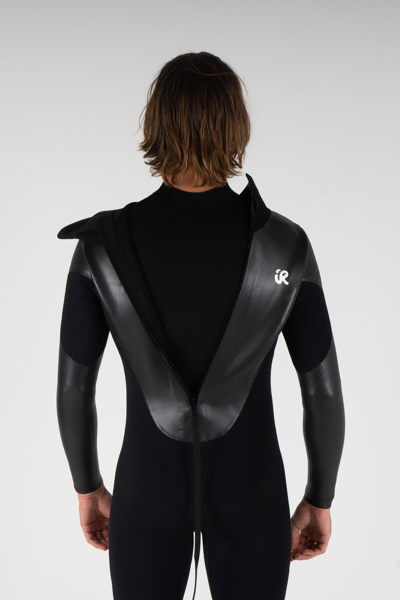 wetsuit, springsuit, spring suit, steamer, full suit, smoothskin, smoothie, 3/2, Inner Relm, surfing, back zip