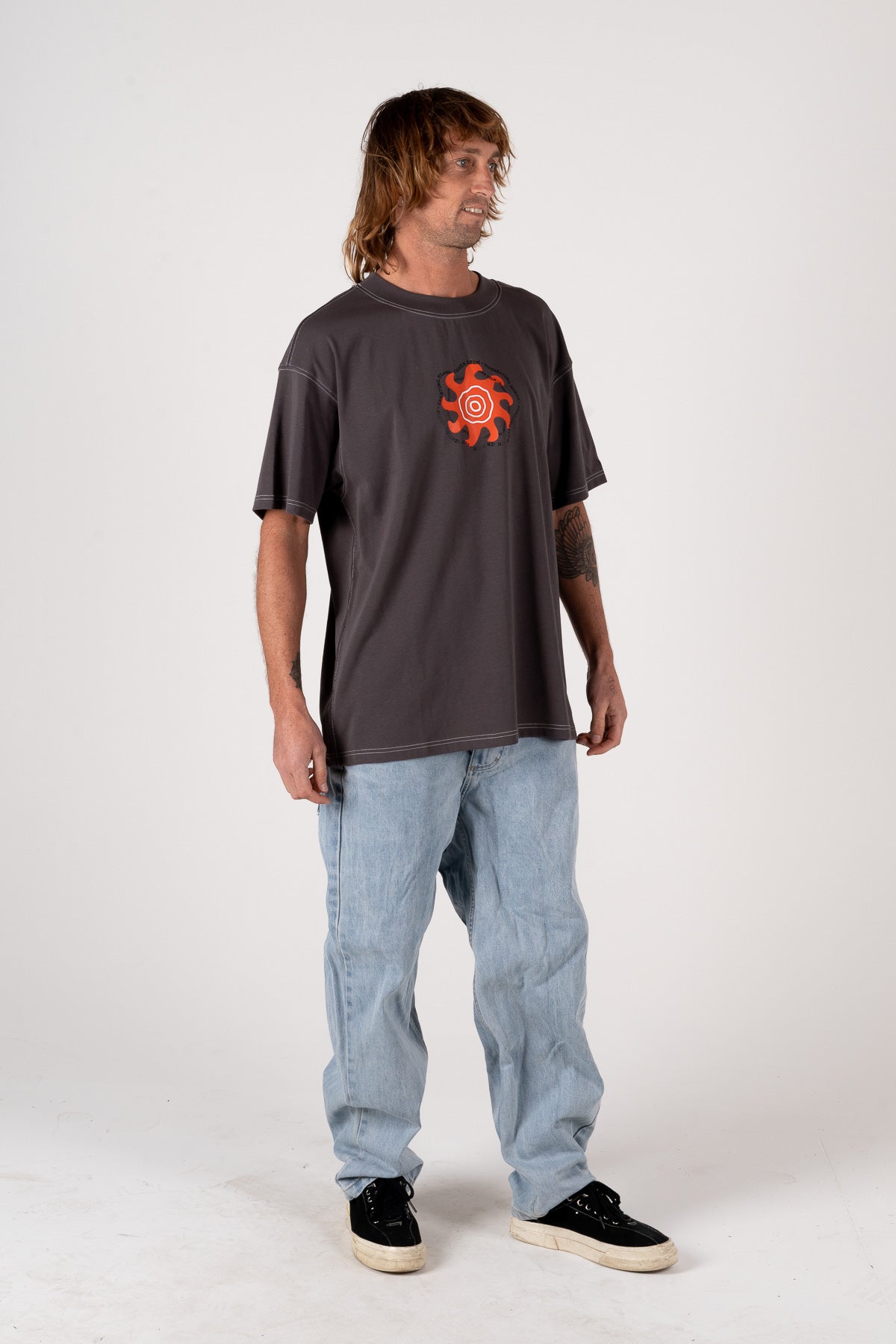 Sundrunk Tee - Dark Grey