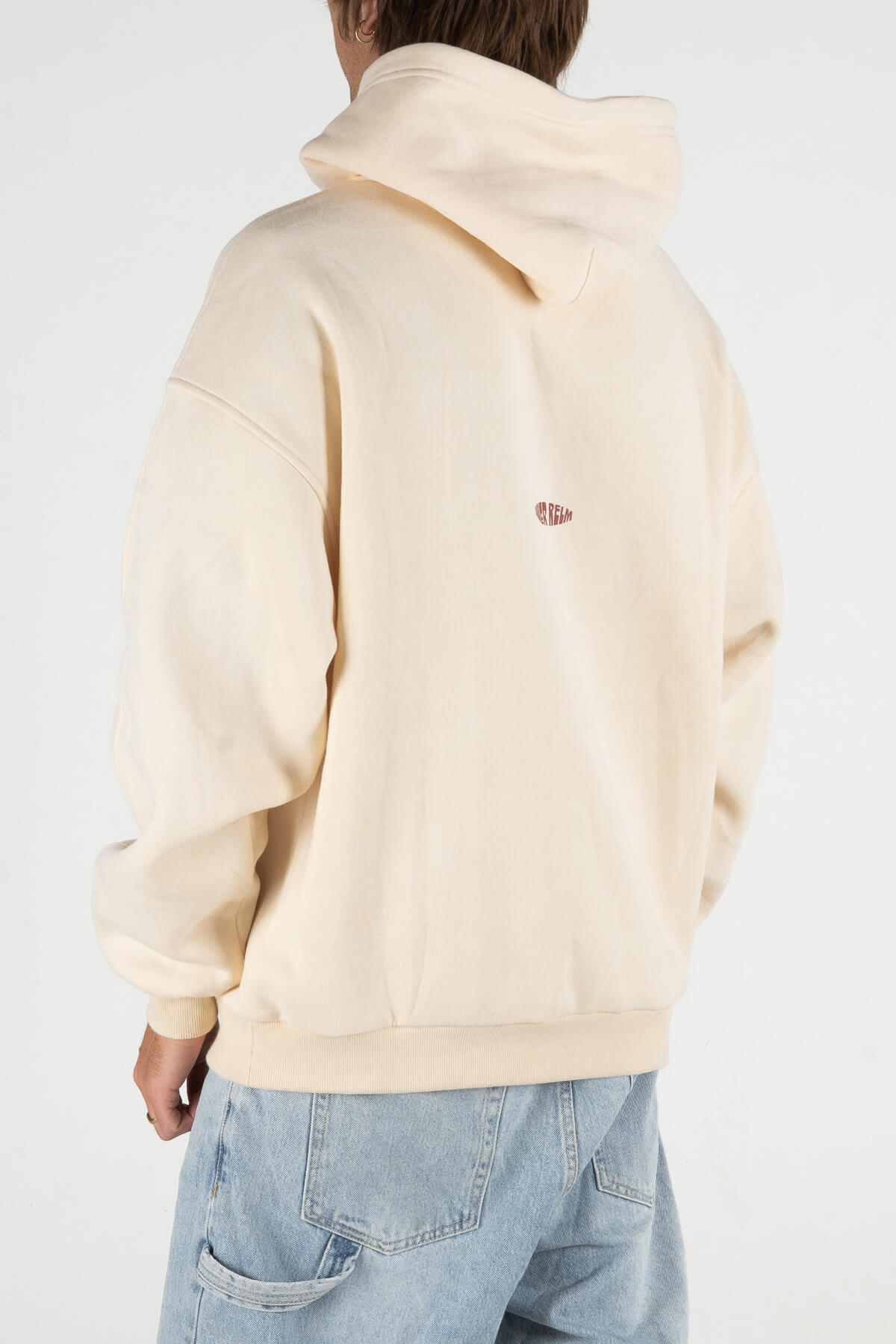Inner Relm Disrupted Static Hoodie Bone in Bone – Apparel, view 4