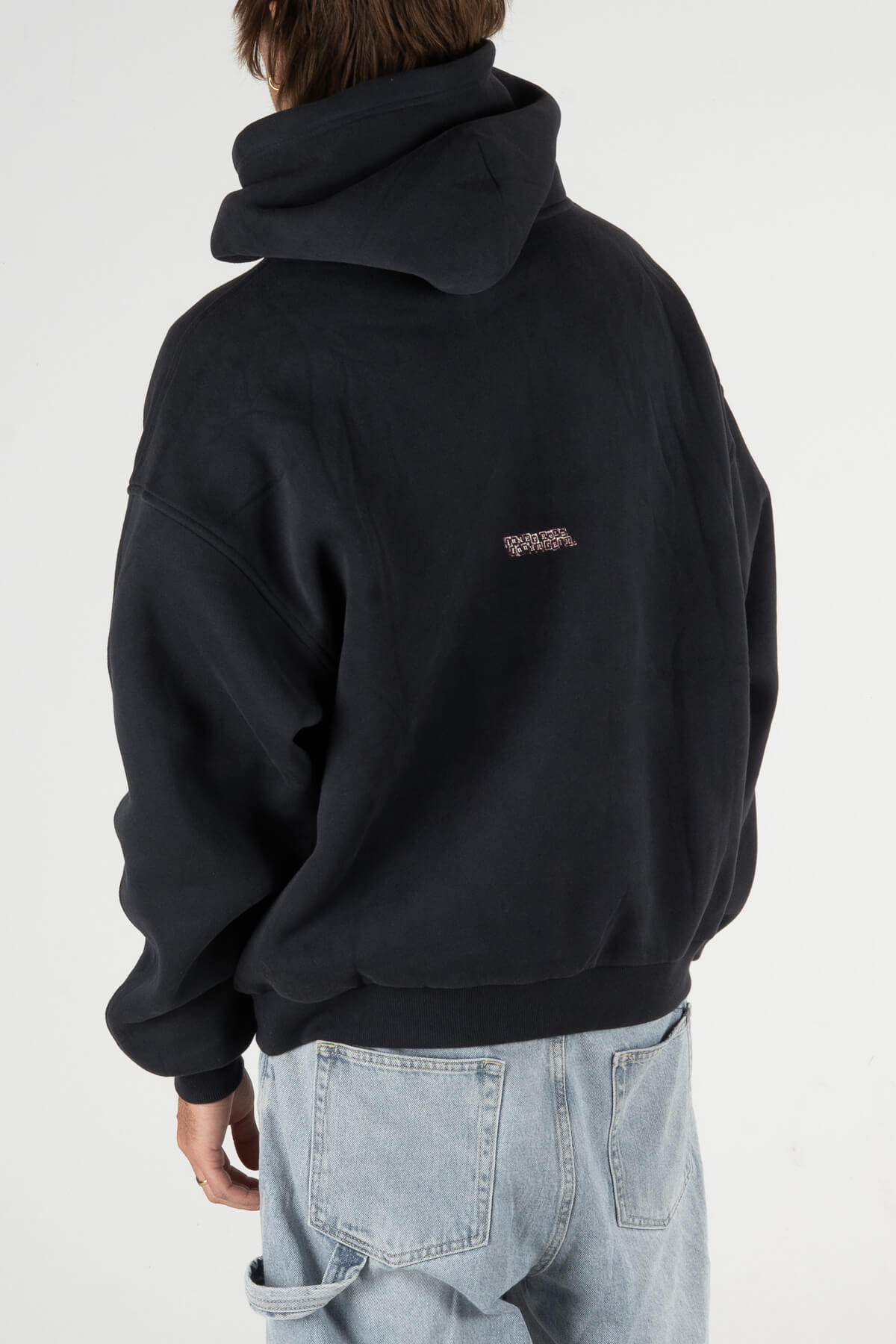 Inner Relm Bad Signal Hoodie Faded Black in Faded Black – Apparel, view 6