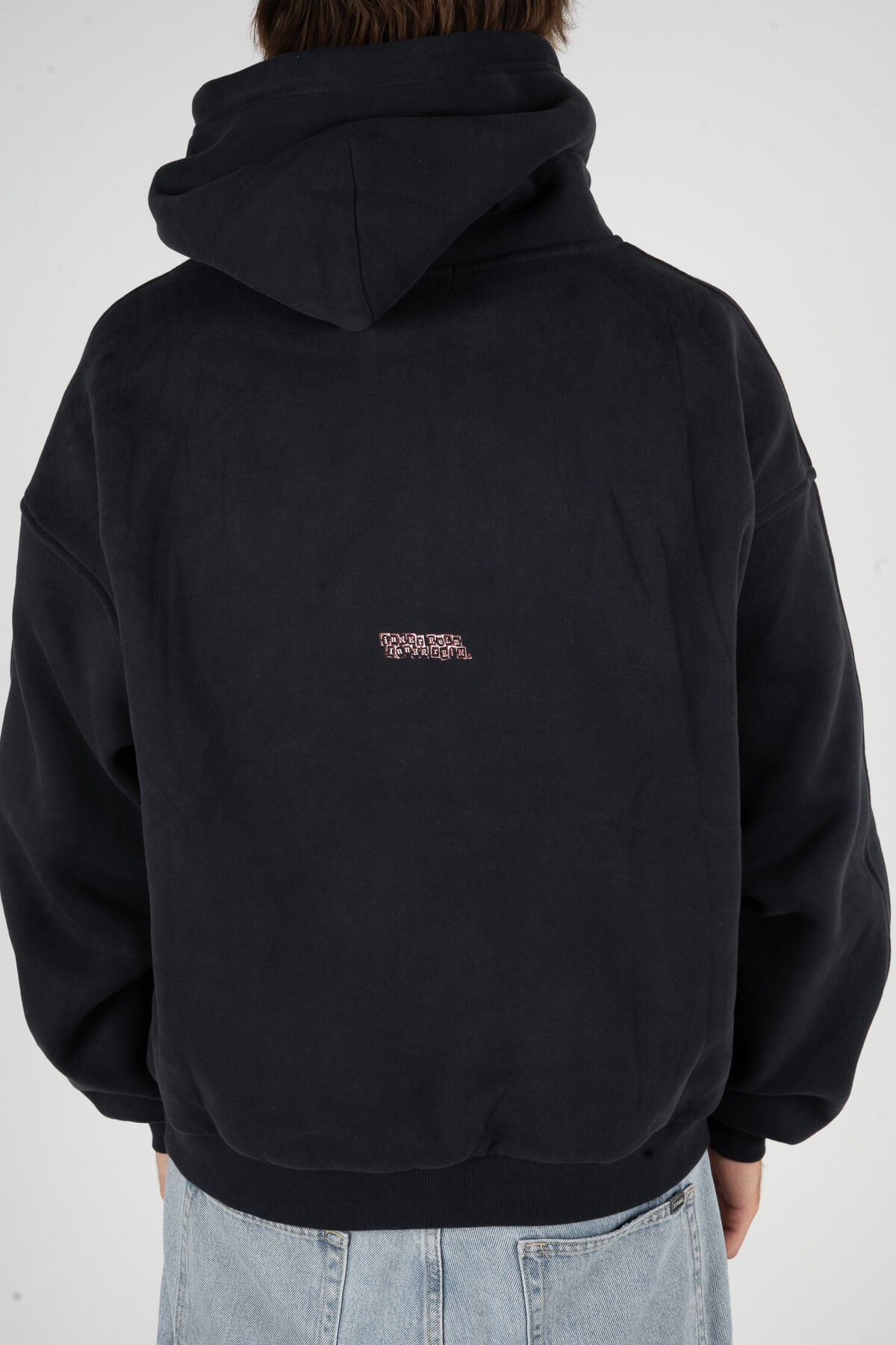 Inner Relm Bad Signal Hoodie Faded Black in Faded Black – Apparel, view 7