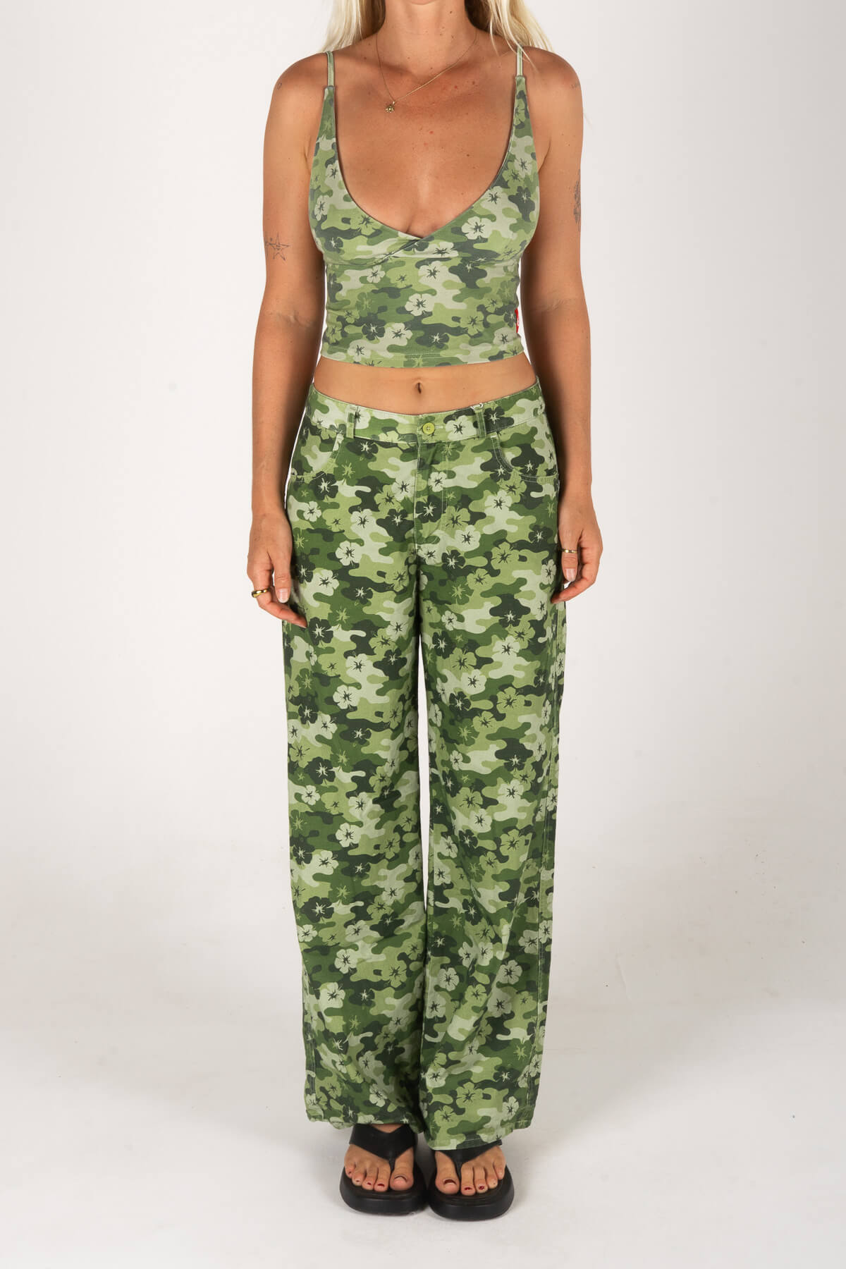 Sargent Pants | Camo Green