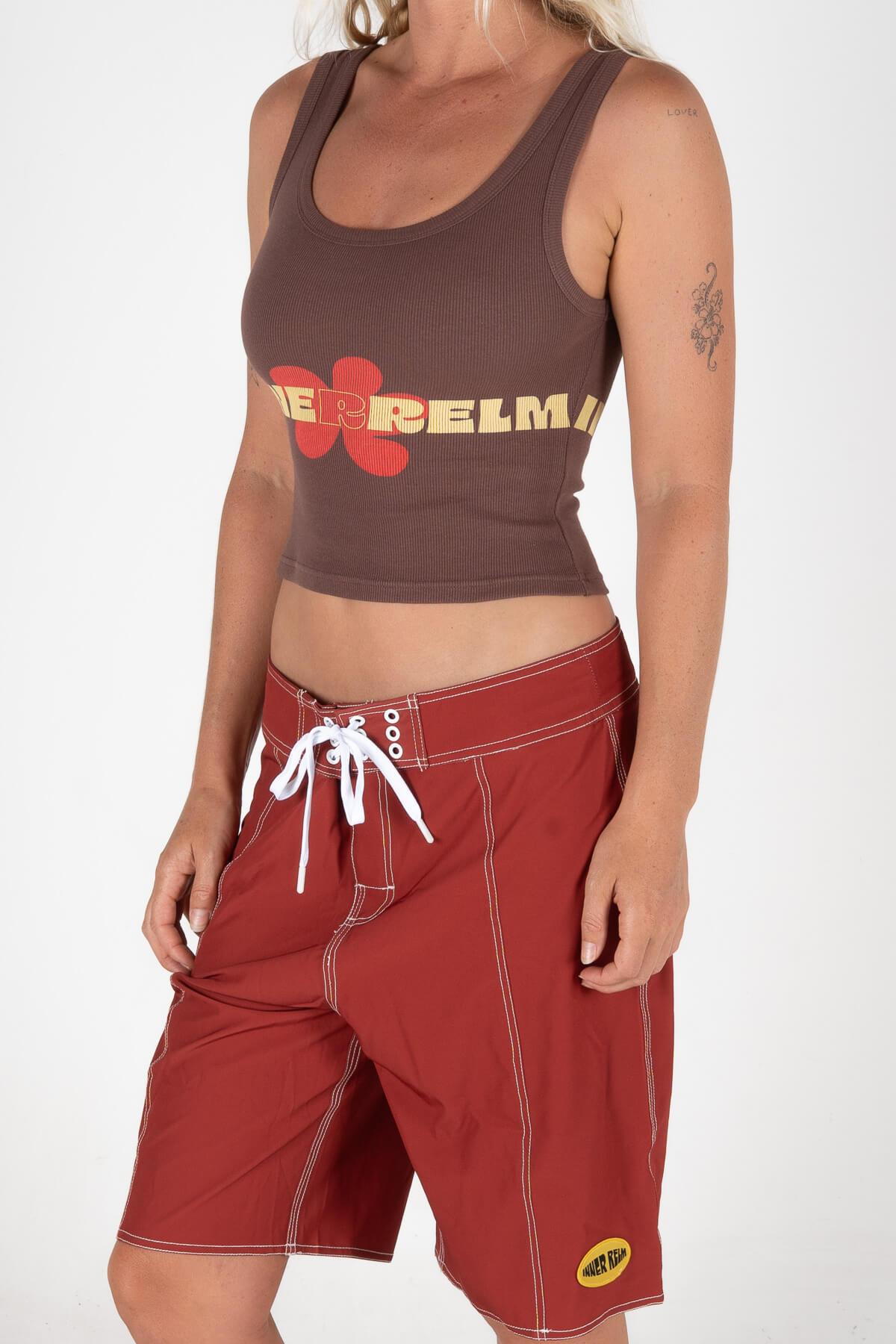 Inner Relm HotPop Top Choc in Choc – Apparel Top, view 4